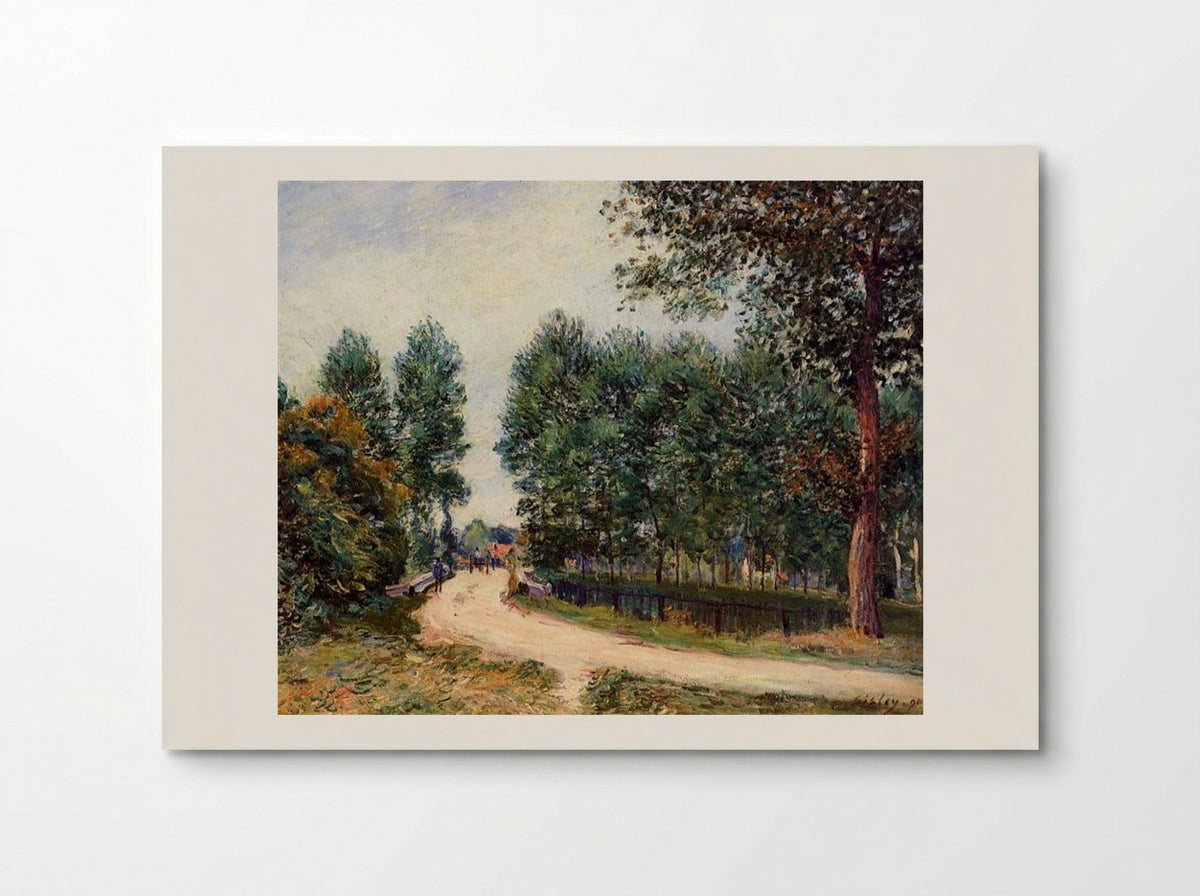 The Path from Saint Mammes, Morning - Alfred Sisley - Poster