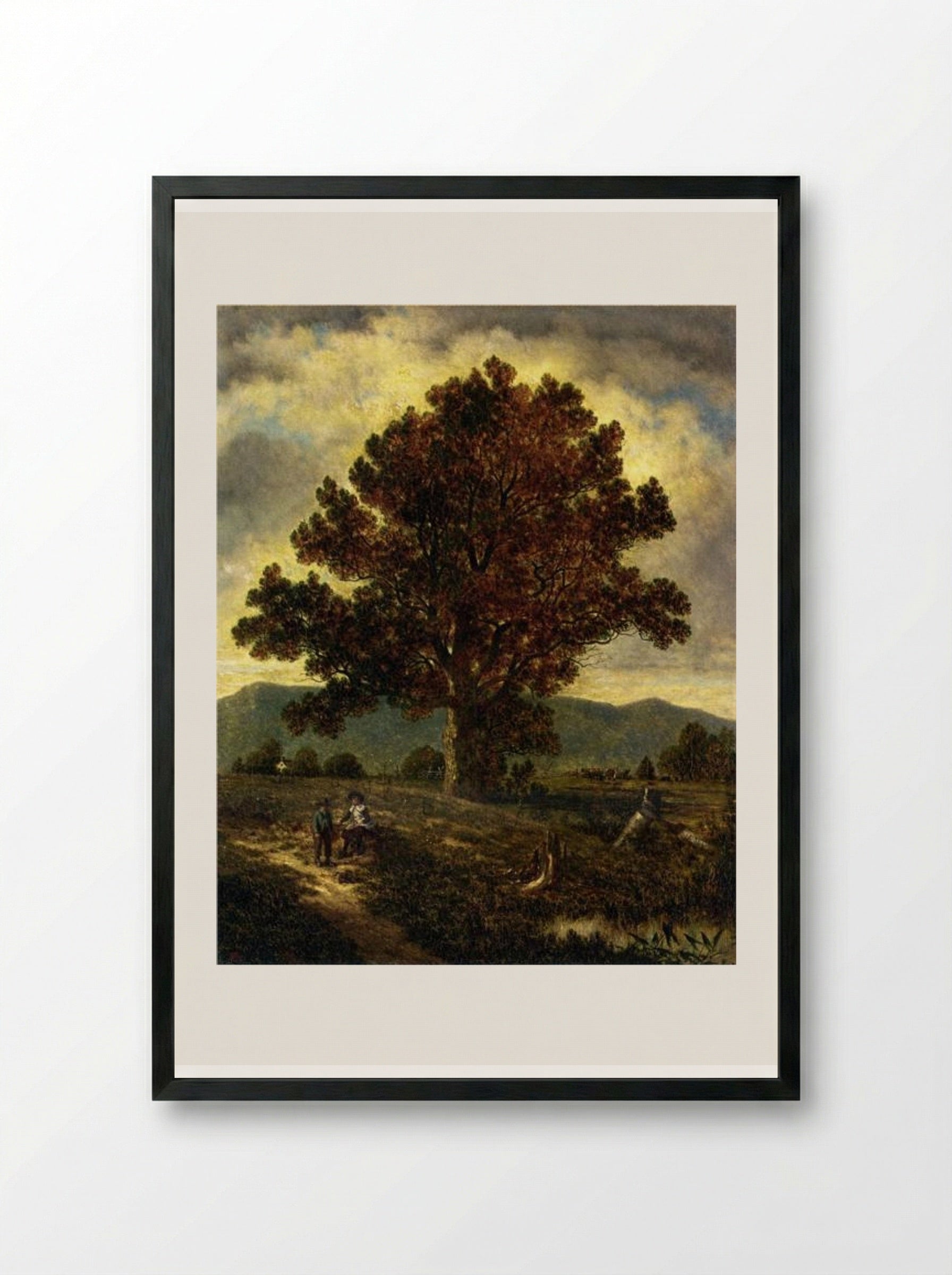 The Pathway Home - David Johnson - Framed Print Black