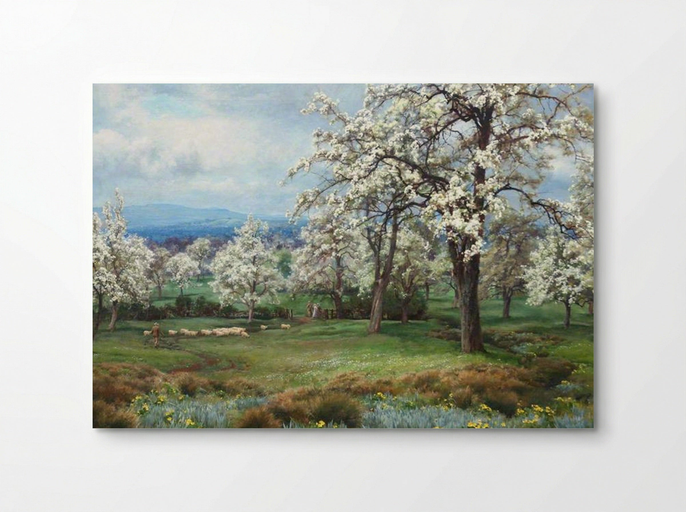 The Pear Orchard - Alfred Parsons - Poster