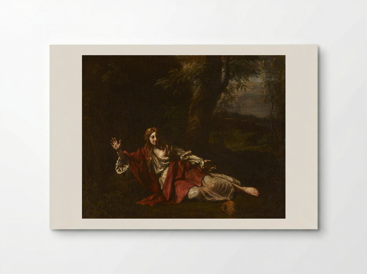 The Penitent Magdalen - Francesco Cozza - Poster