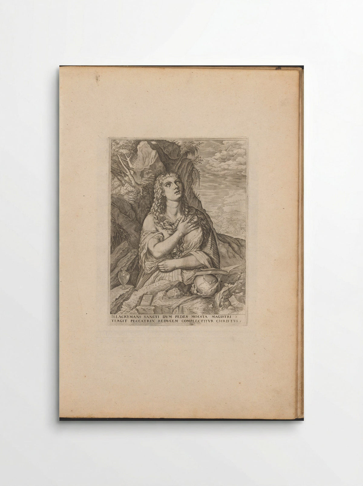 The Penitent Magdalene in the Wilderness - Melchior Meier - Poster