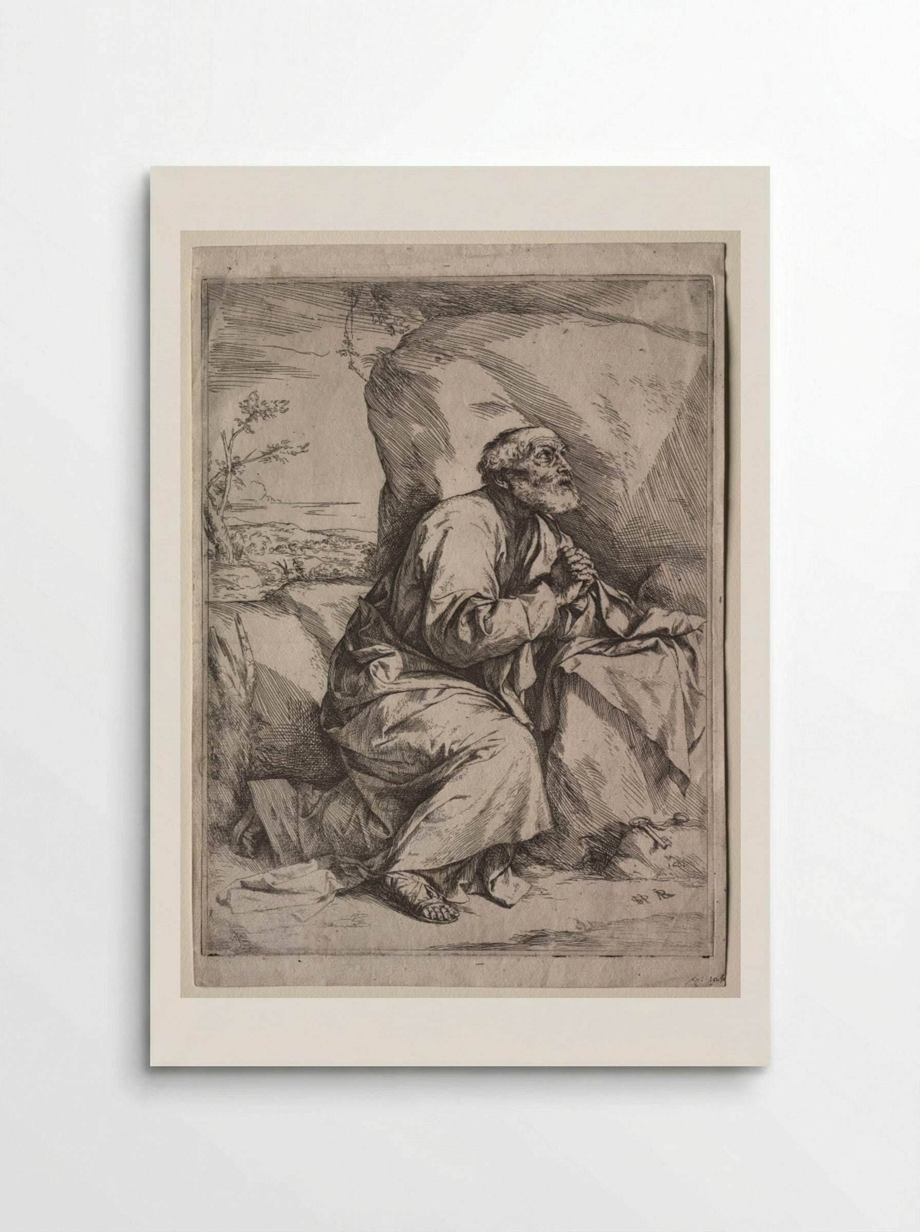 The Penitent St. Peter - Jusepe de Ribera - Poster