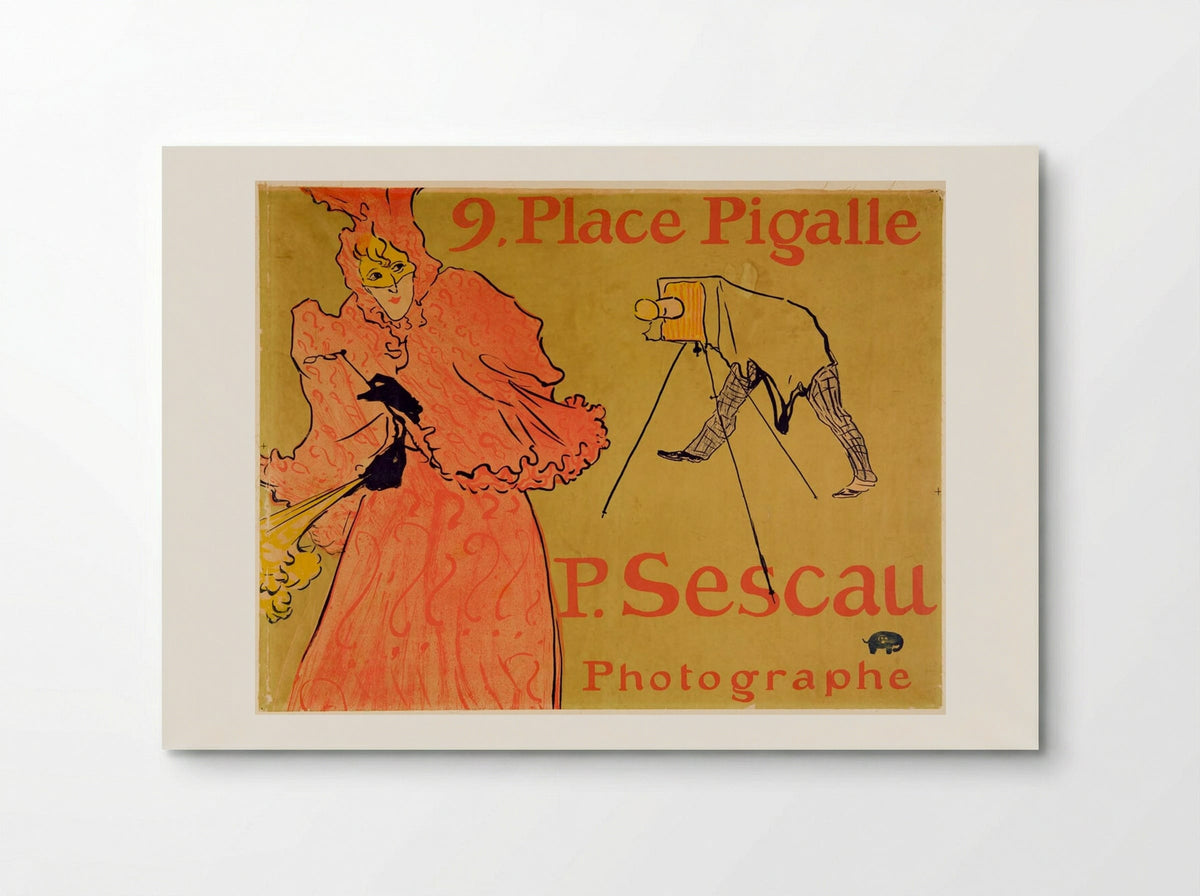The Photographer Sescau - Henri de Toulouse-Lautrec - Poster