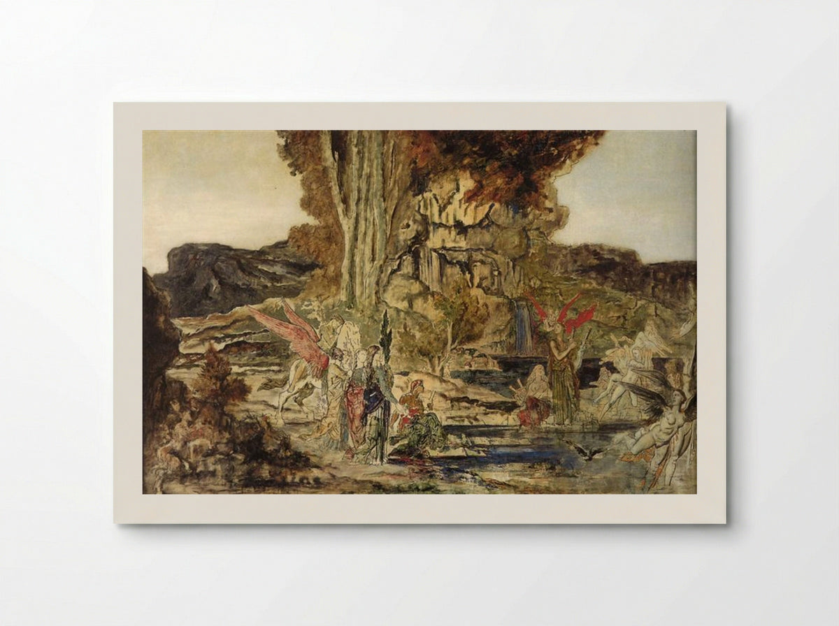 The Pierides - Gustave Moreau - Poster