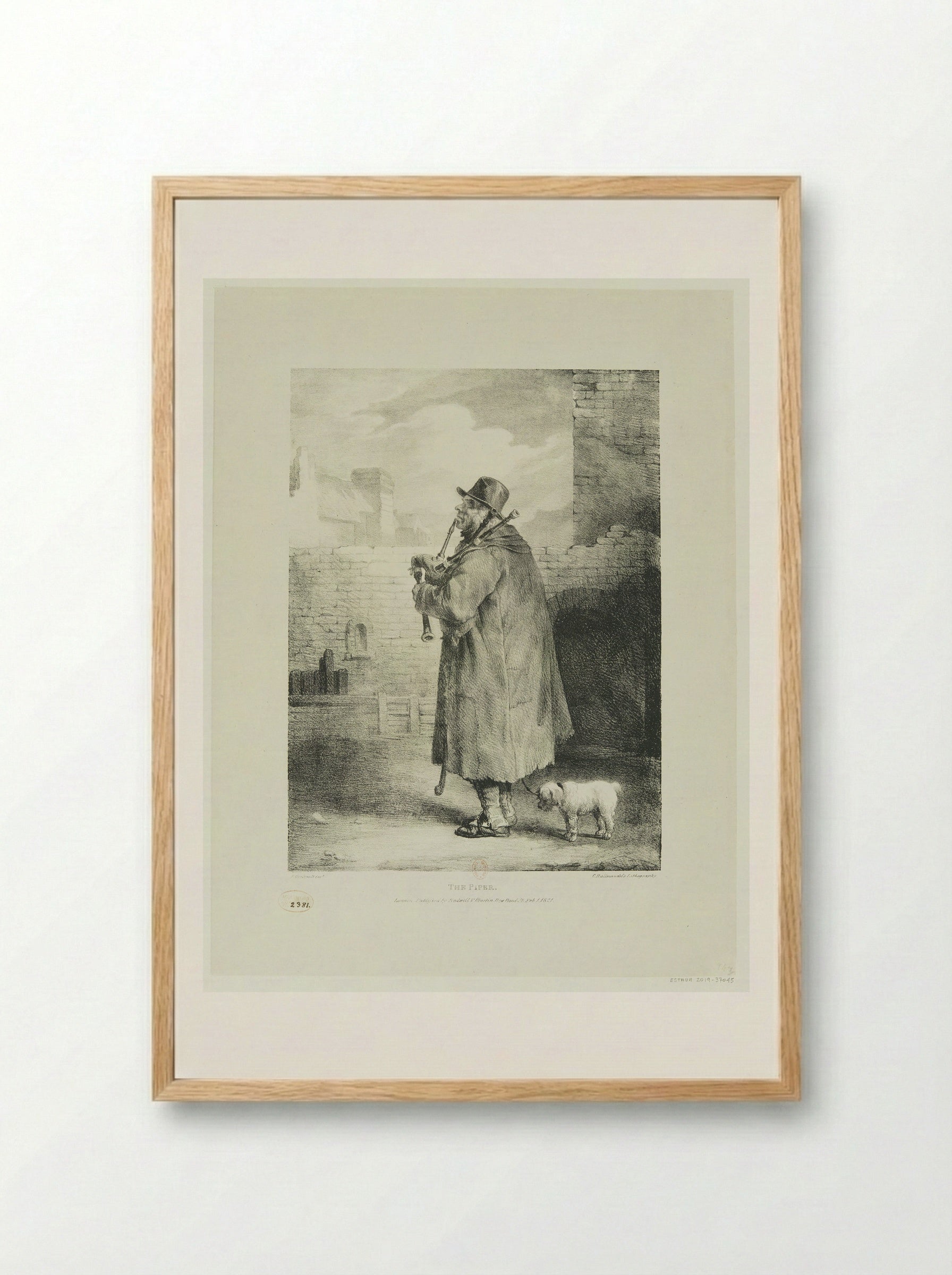 The Piper - Théodore Géricault - Framed Print Wood