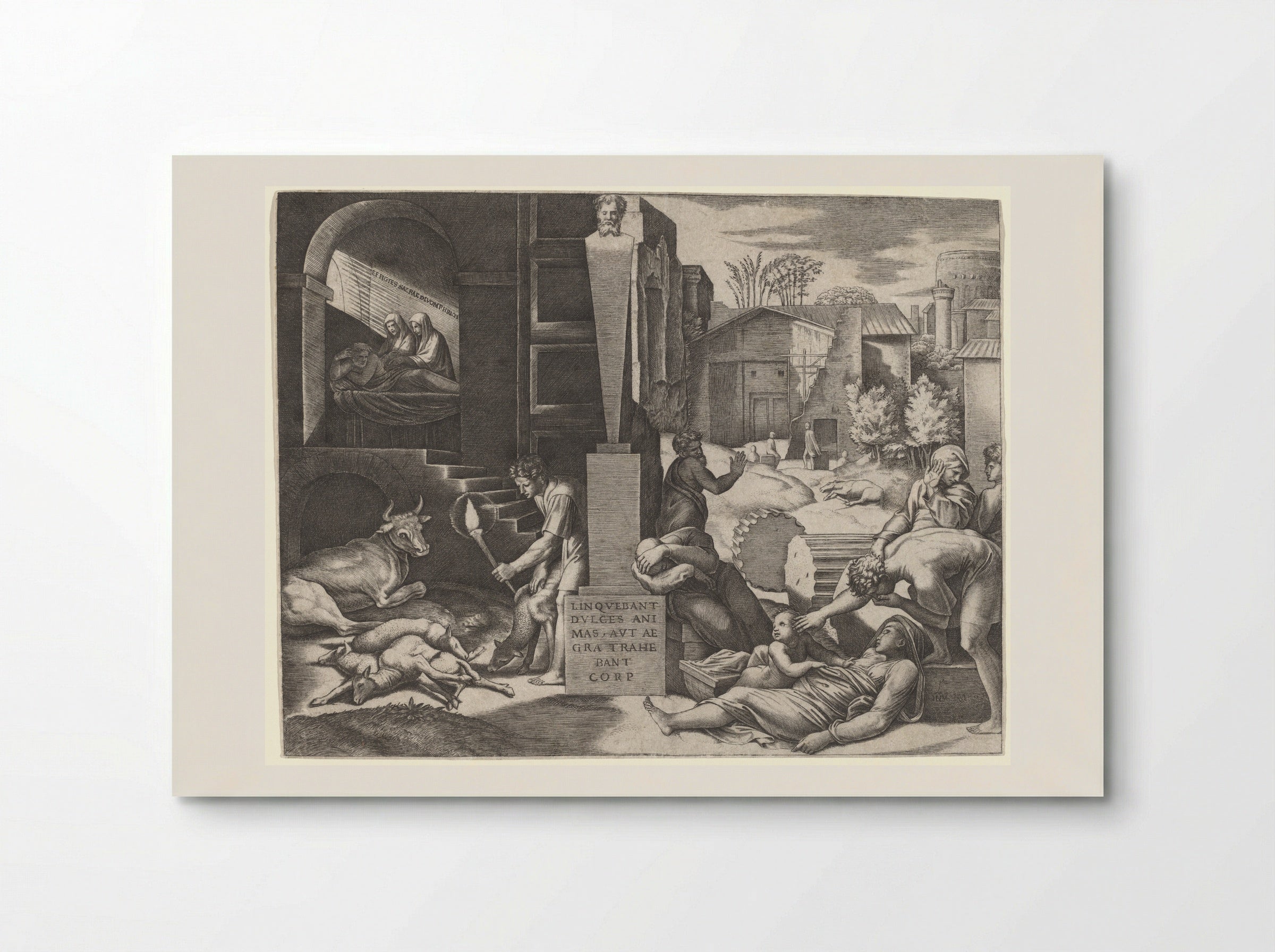 The Plague (Il Morbetto) - Marcantonio Raimondi - Poster