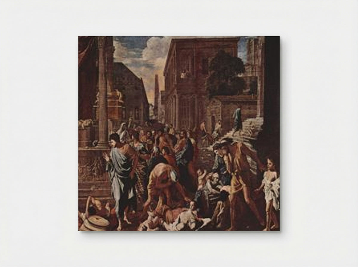 The Plague at Ashdod - Nicolas Poussin - Poster