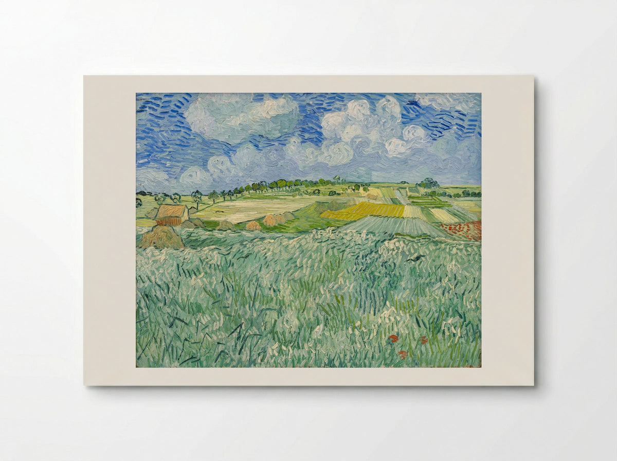 The Plain at Auvers - Vincent van Gogh - Poster