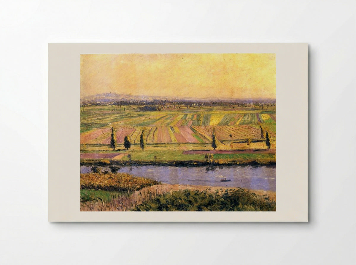 The Plain of Gennevilliers from the Hills of Argenteuil - Gustave Caillebotte - Poster