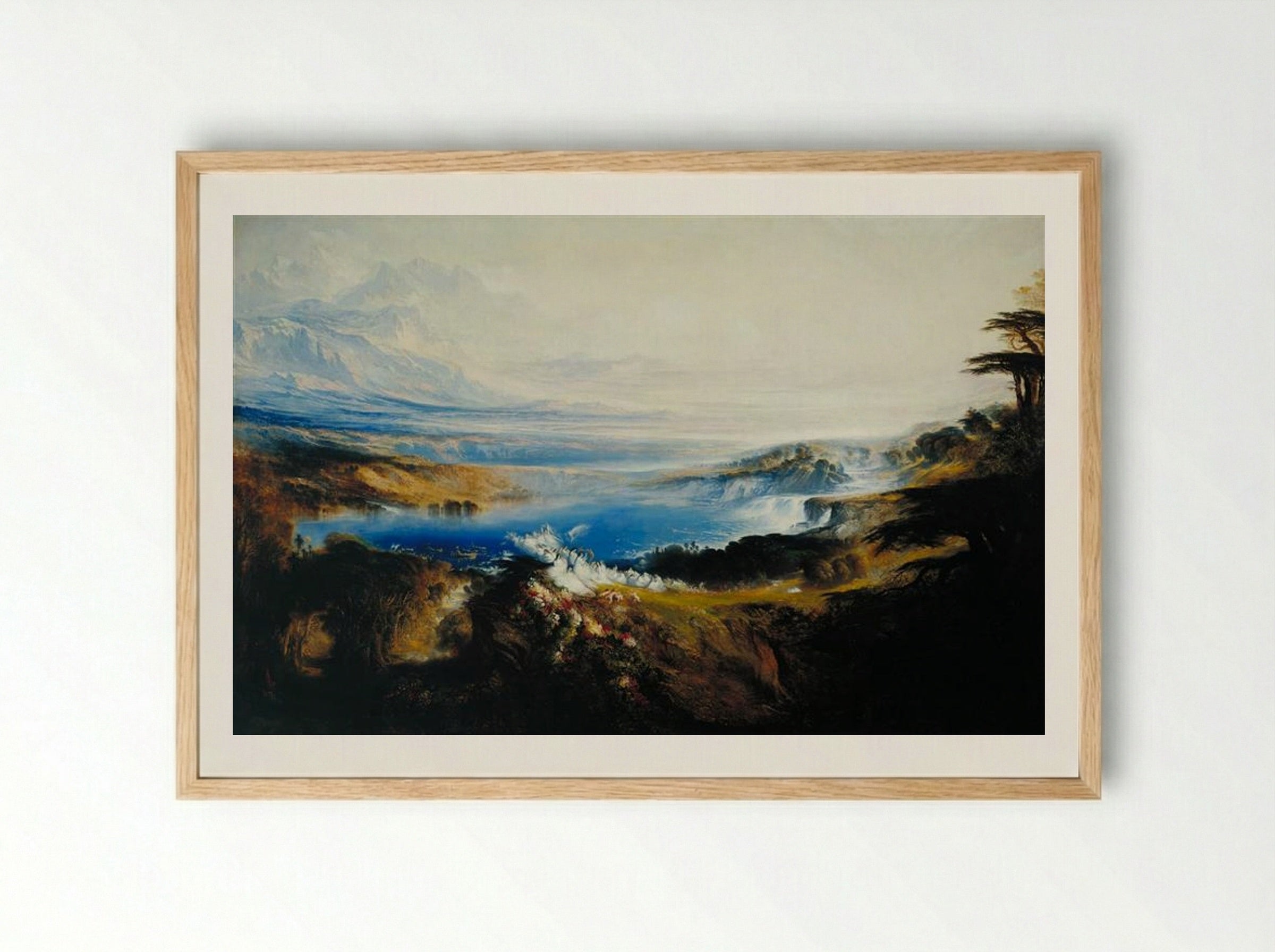 The Plains of Heaven - John Martin - Framed Print Wood