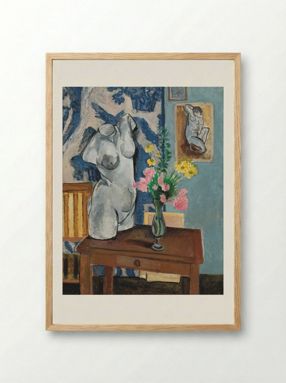 The Plaster Torso - Henri Matisse - Framed Print Wood
