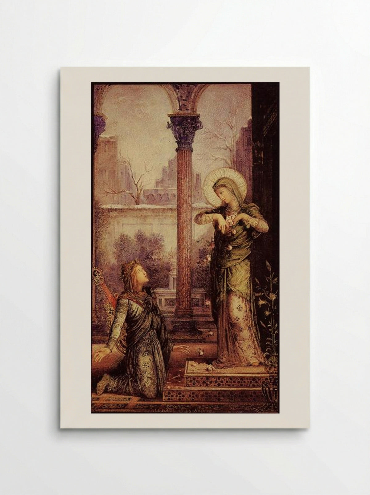 The Poet and the Saint - Gustave Moreau - Poster