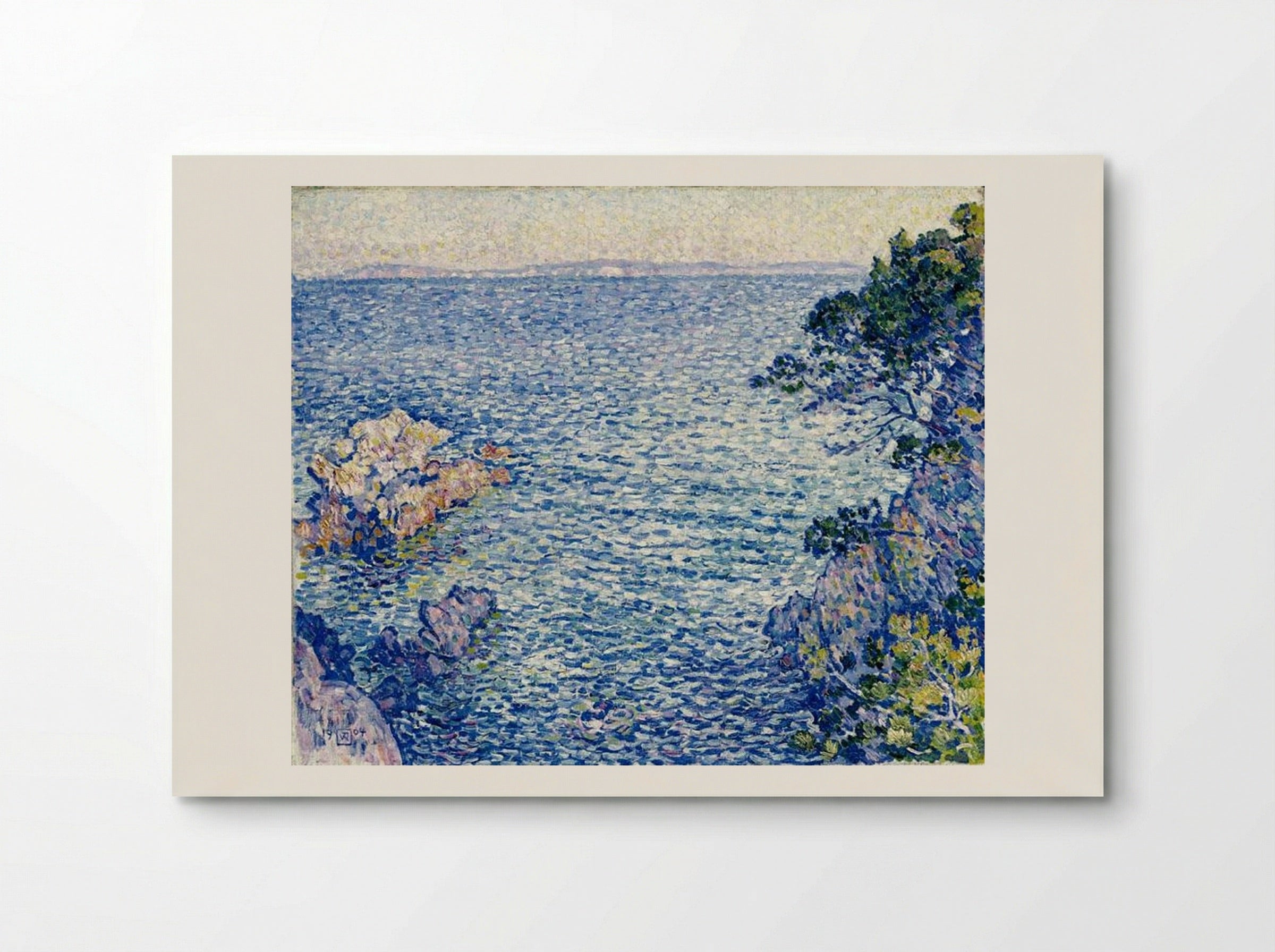 The Point of Rossignol - Théo van Rysselberghe - Poster