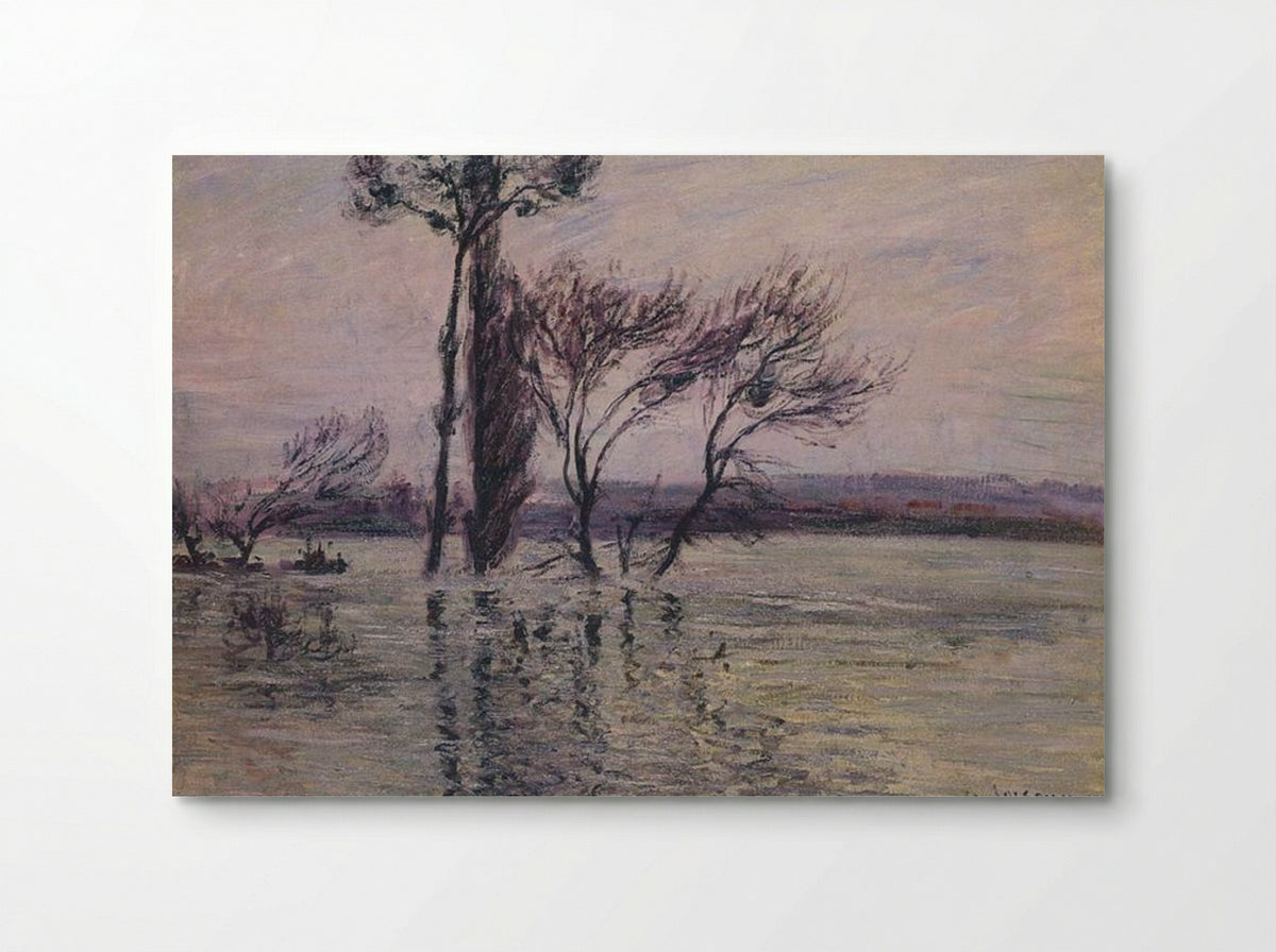 The Pointe de l'Île Under Water - Gustave Loiseau - Poster