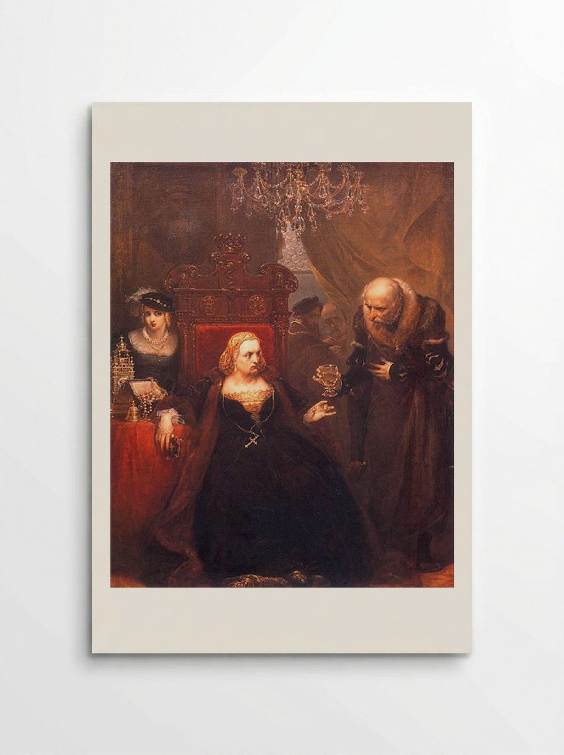 The Poisoning of Queen Bona - Jan Matejko - Poster