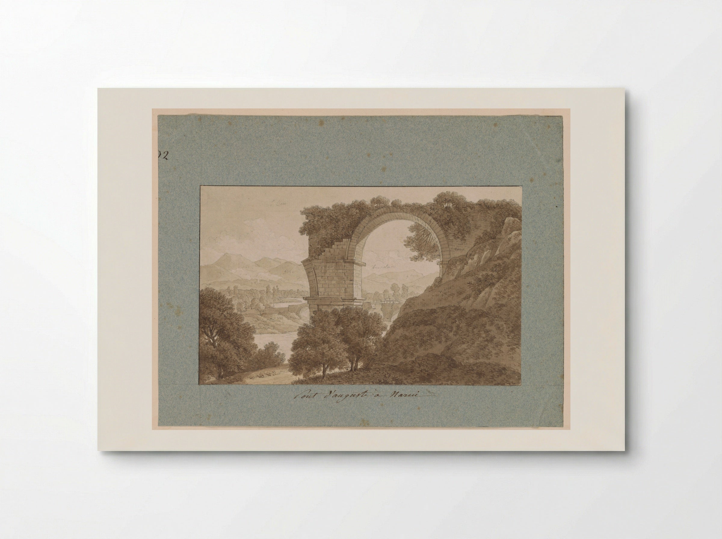 The Ponte di Augusto at Narni - Jean-Thomas Thibault - Poster