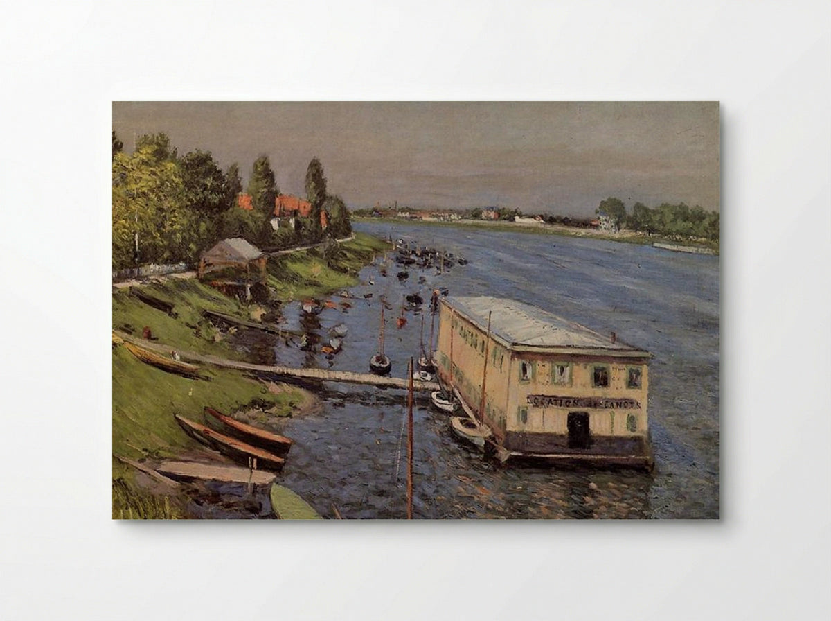 The Pontoon at Argenteuil - Gustave Caillebotte - Poster