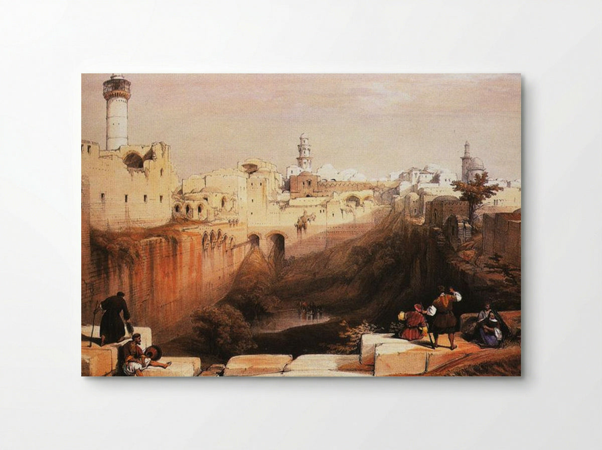The Pool of Bethesda - David Roberts - Poster