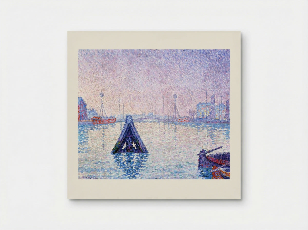 The Port at Vlissingen, Boats and Lighthouses - Paul Signac - Poster