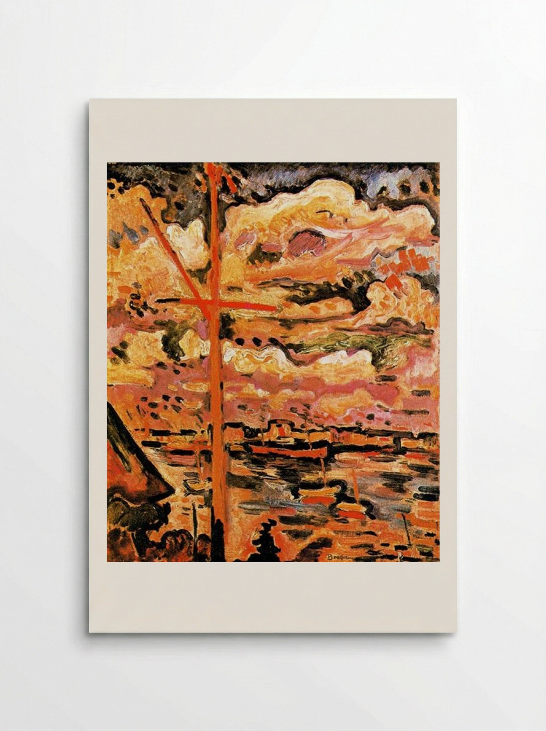 The Port of Antwerp: the Mast - Georges Braque - Poster