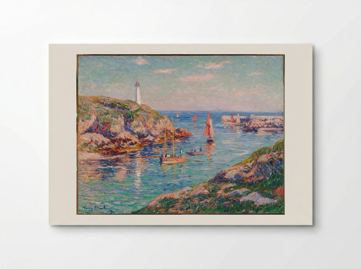 The Port of Douvelan - Henry Moret - Poster