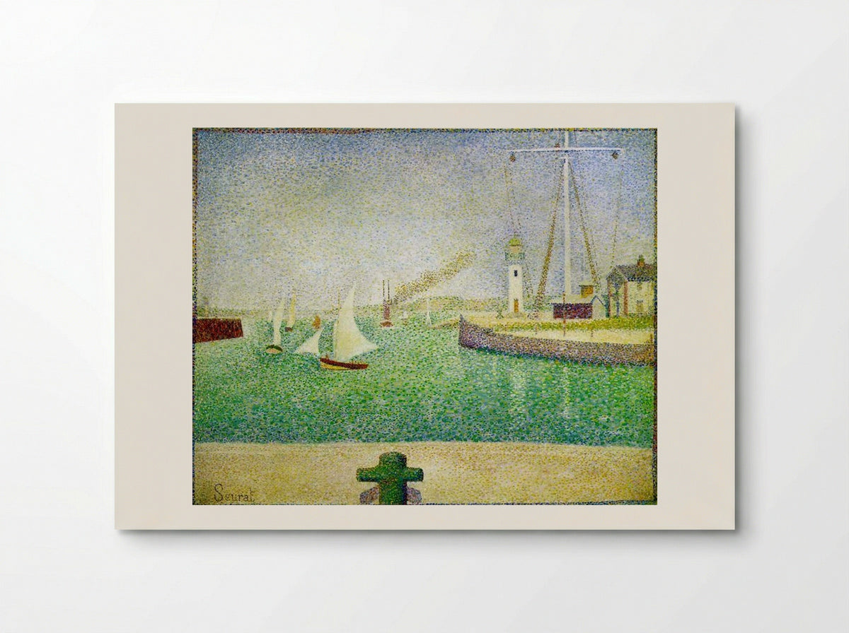 The Port of Honfleur - Georges Seurat - Poster
