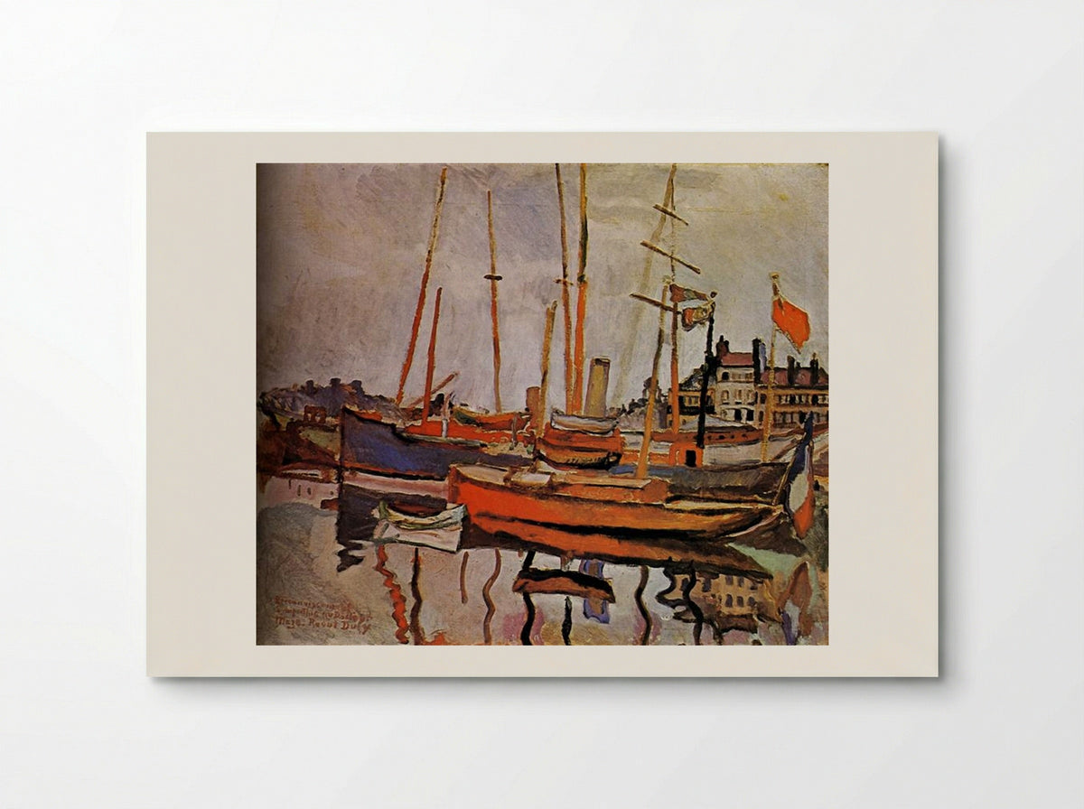 The Port of Le Havre - Raoul Dufy - Poster