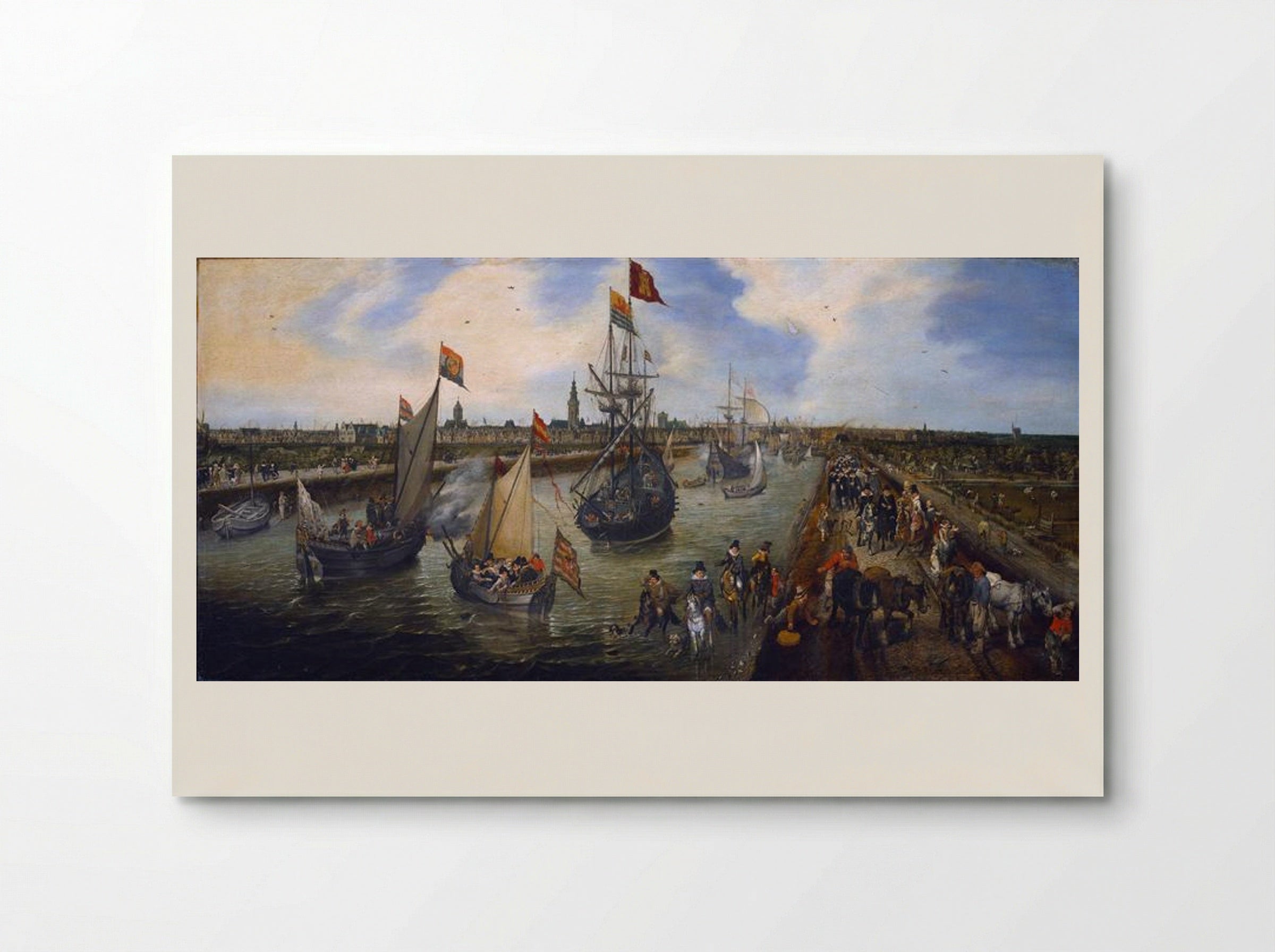 The Port of Middelburg - Adriaen van de Venne - Poster