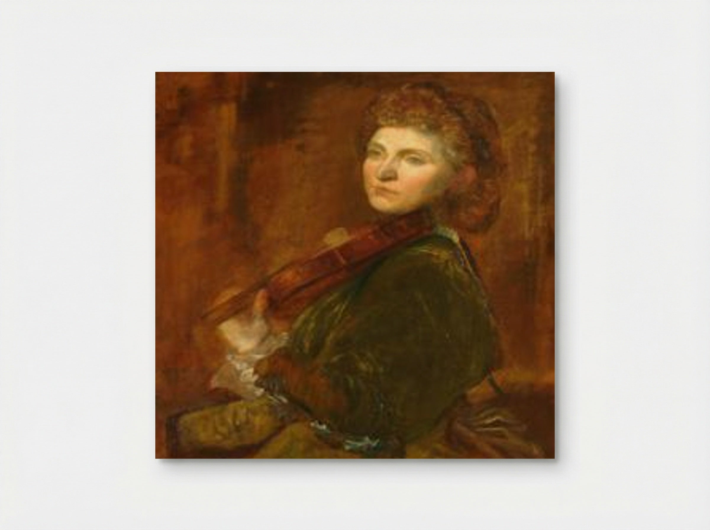The Portrait of Wilma Neruda, Lady Hallé - George Frederick Watts - Poster