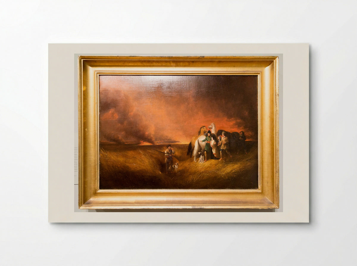 The Prairie on Fire - Alvan Fisher - Poster