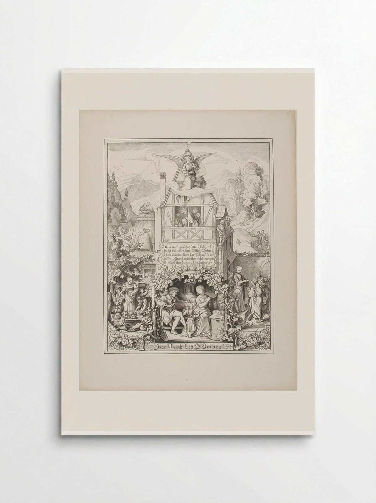 The Praise of Woman - Adrian Ludwig Richter - Poster