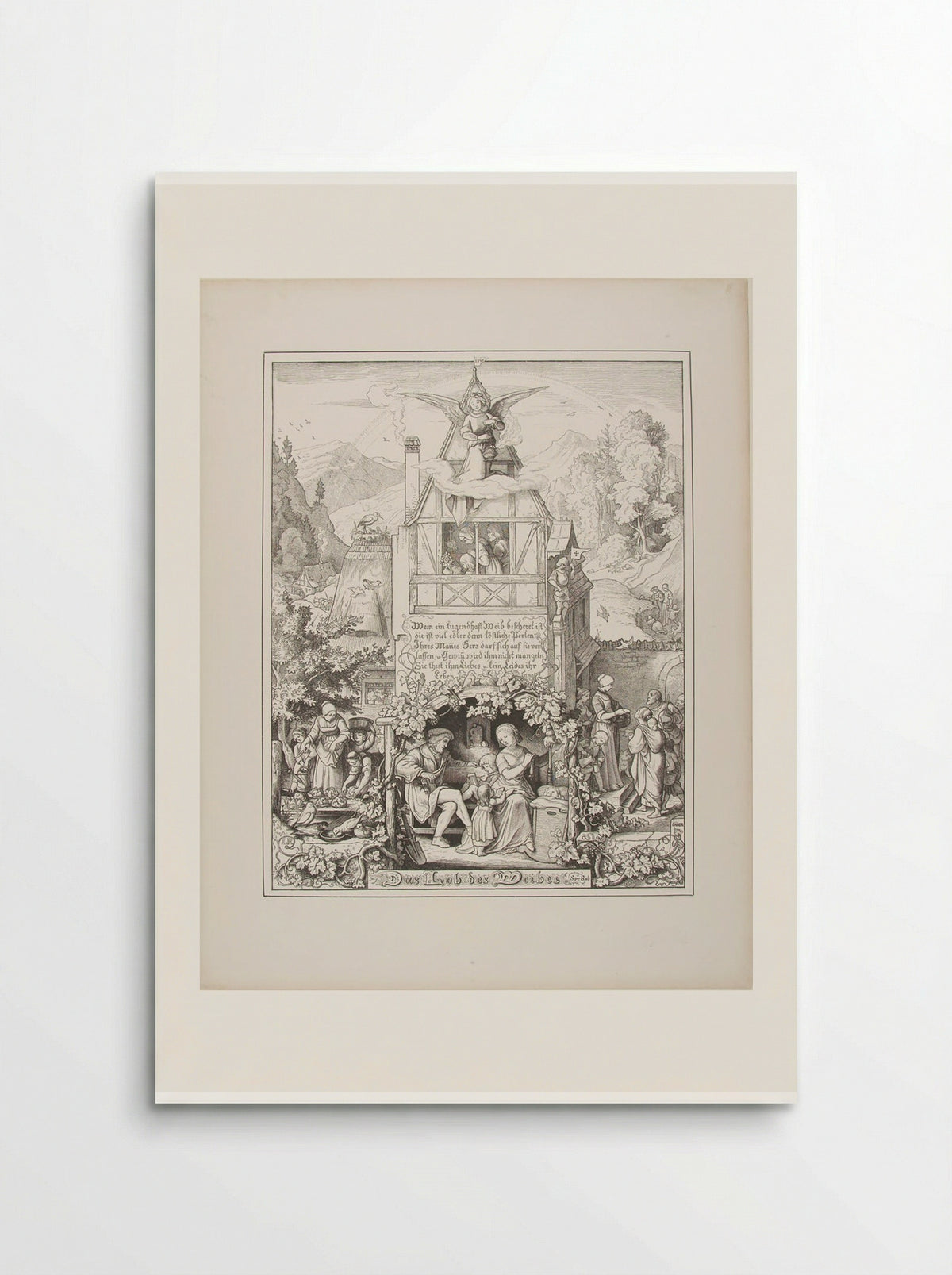 The Praise of Woman - Adrian Ludwig Richter - Poster