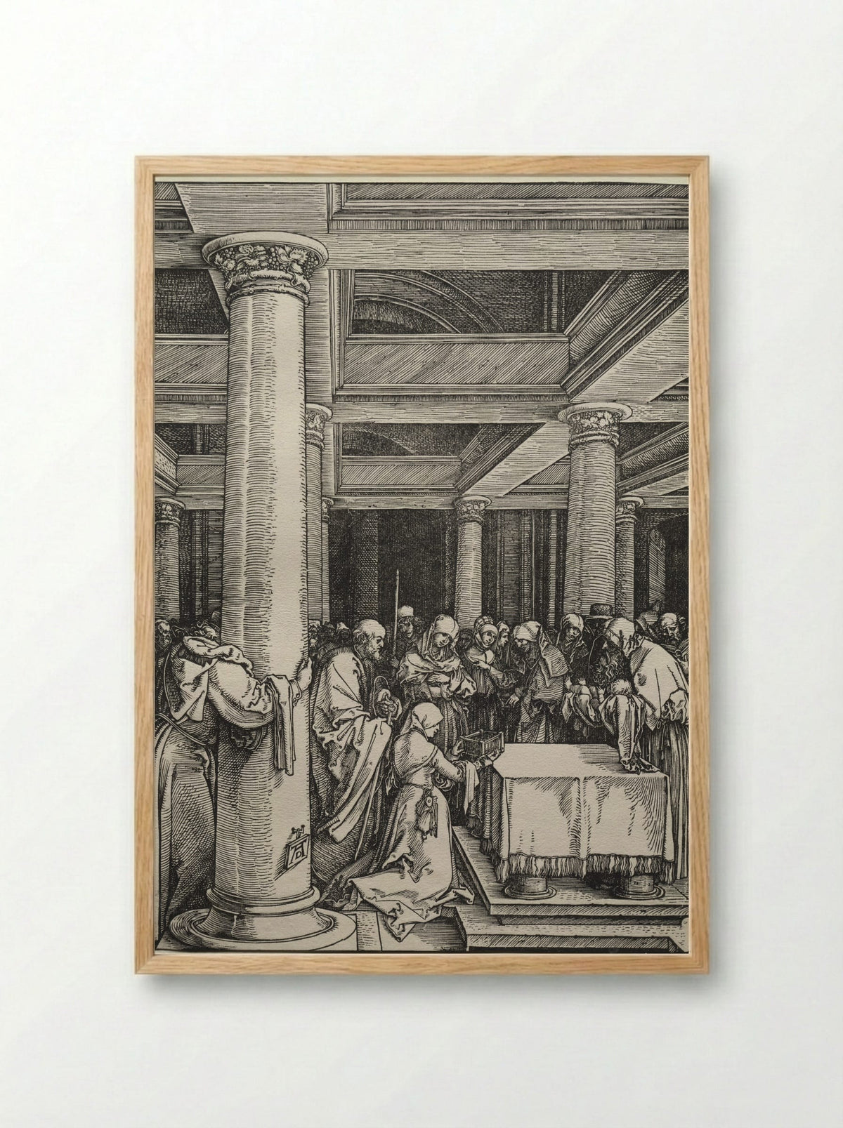 The Presentation of Christ in the Temple - Albrecht Dürer - Framed Print Wood