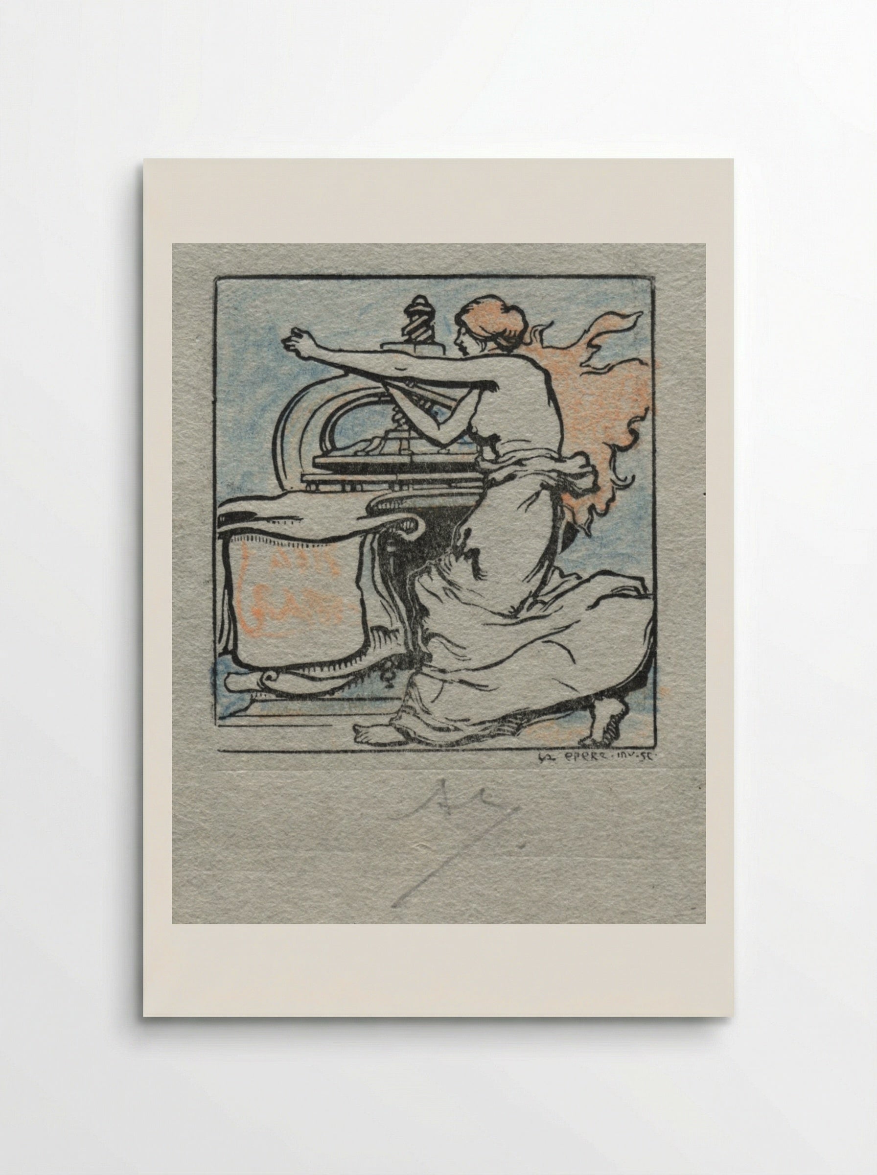 The Printer - Auguste Louis Lepère - Poster