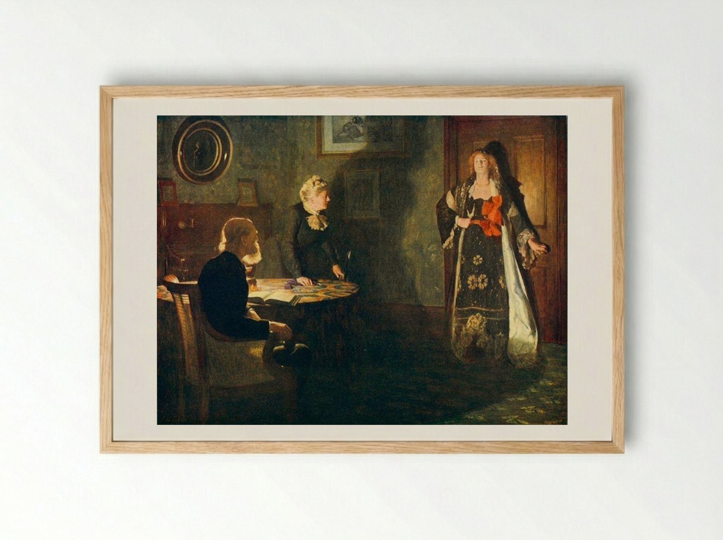 The Prodigal Daughter - John Collier - Framed Print Wood