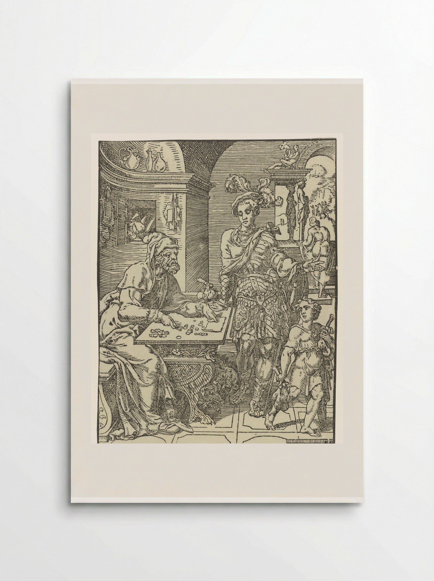 The Prodigal Son Receives His Inheritance - Dirck Volckertsz. Coornhert - Poster
