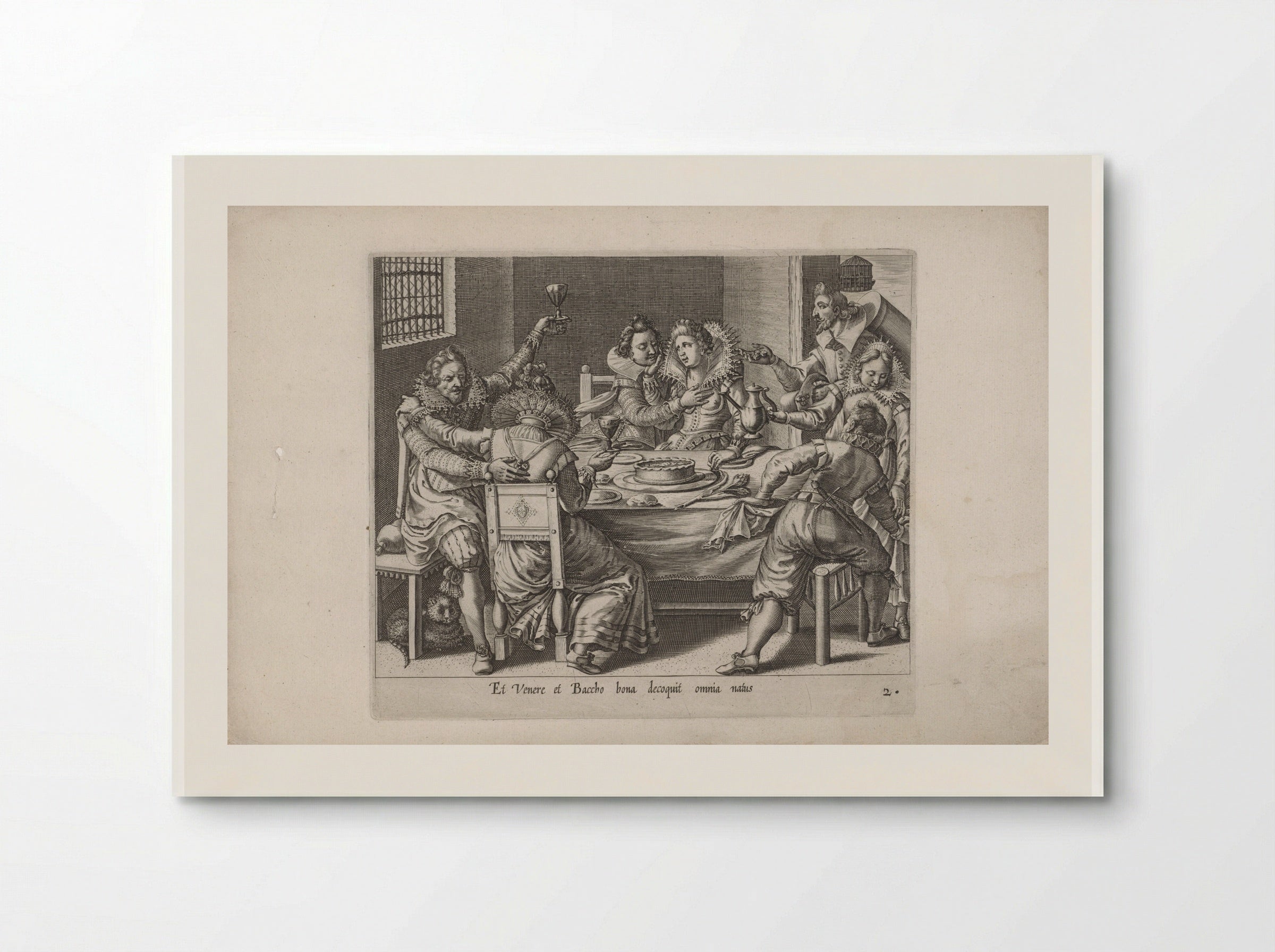 The Prodigal Son Squandering His Inheritance - Salomon Savery - Poster