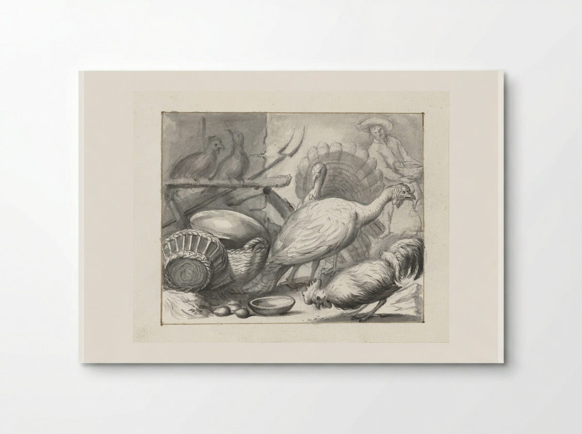 The Prodigal Son as a Swineherd - Moses ter Borch - Poster