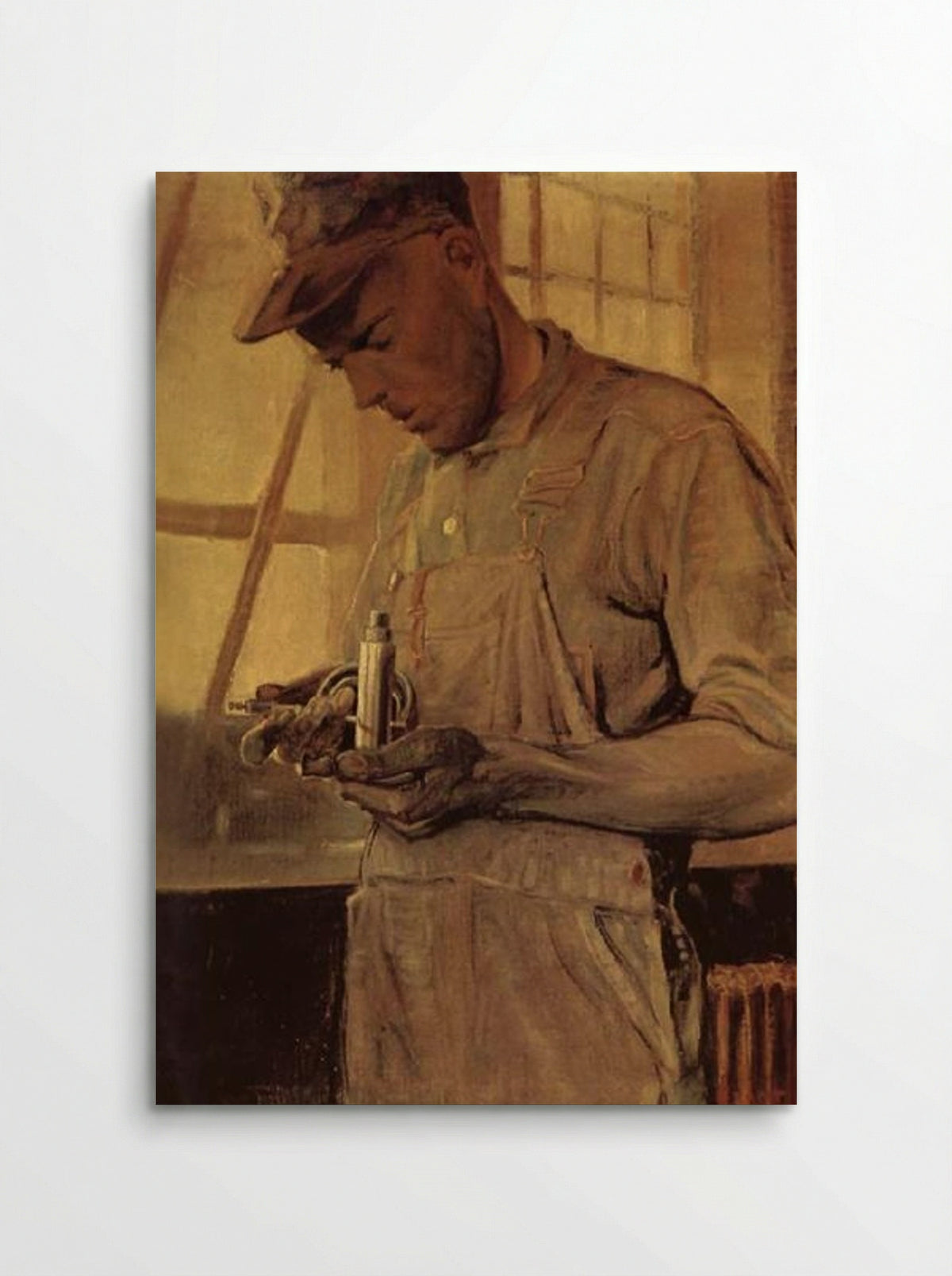 The Product Checker - Grant Wood - Poster