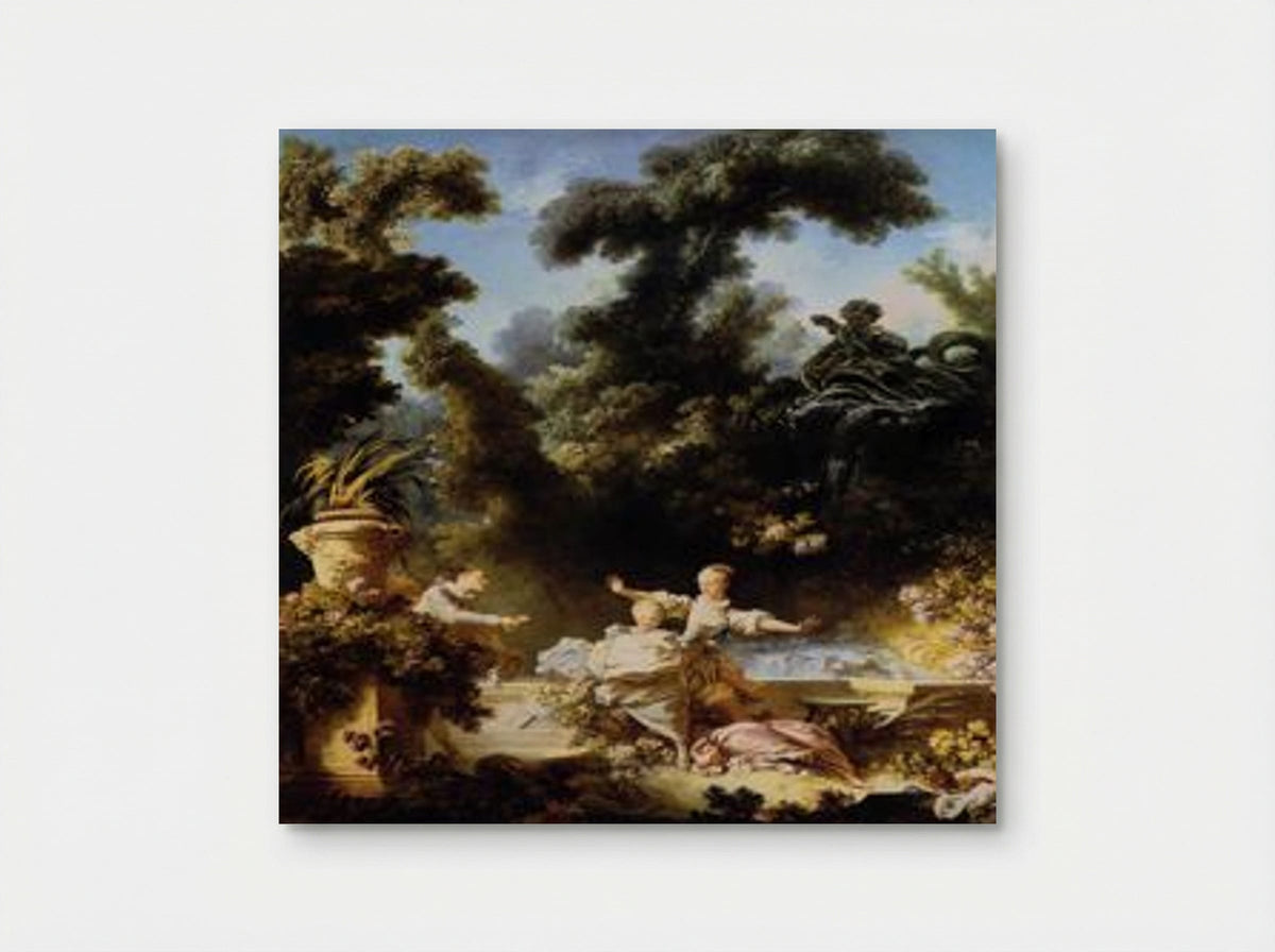 The Progress of Love: The Pursuit - Jean-Honoré Fragonard - Poster
