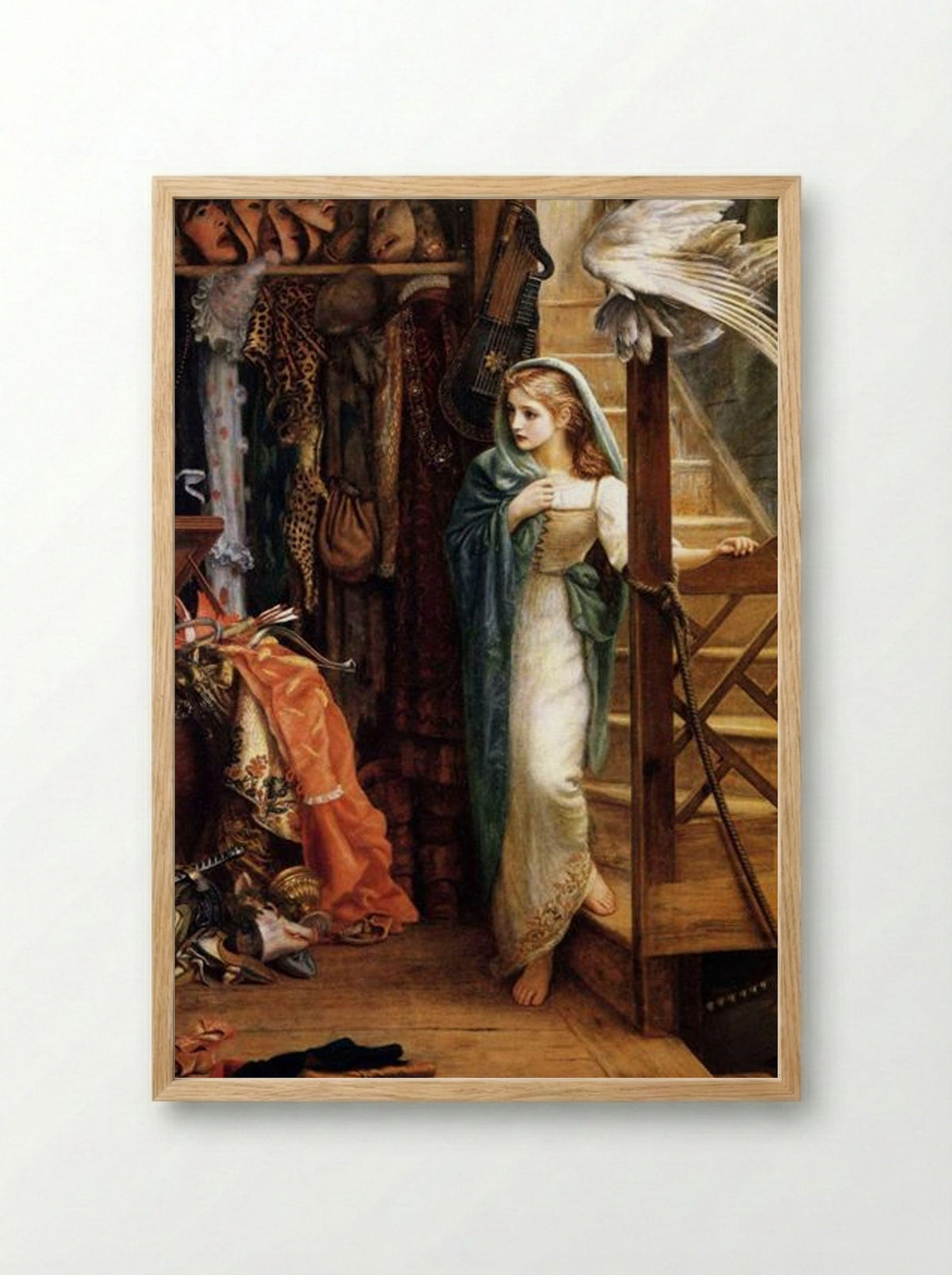 The Property Room - Arthur Hughes - Framed Print Wood