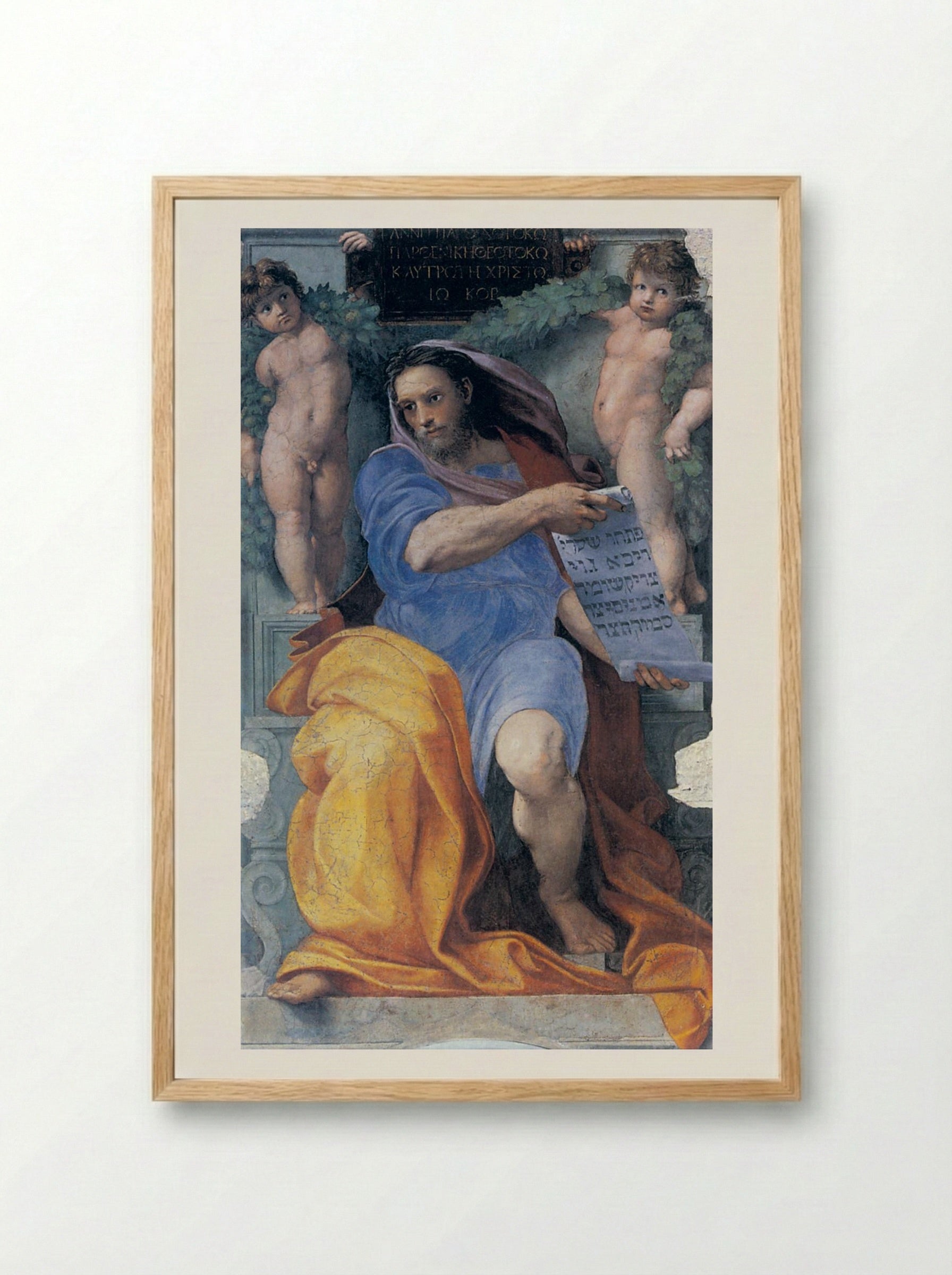 The Prophet Isaiah - Raphael - Framed Print Wood