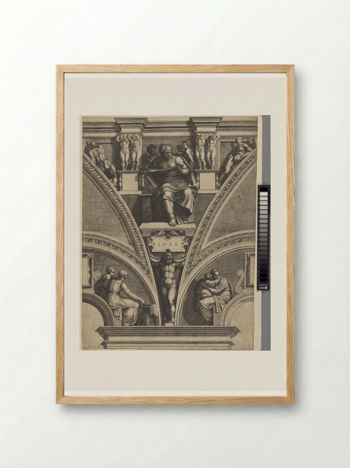 The Prophet Joel - Giorgio Ghisi - Framed Print Wood