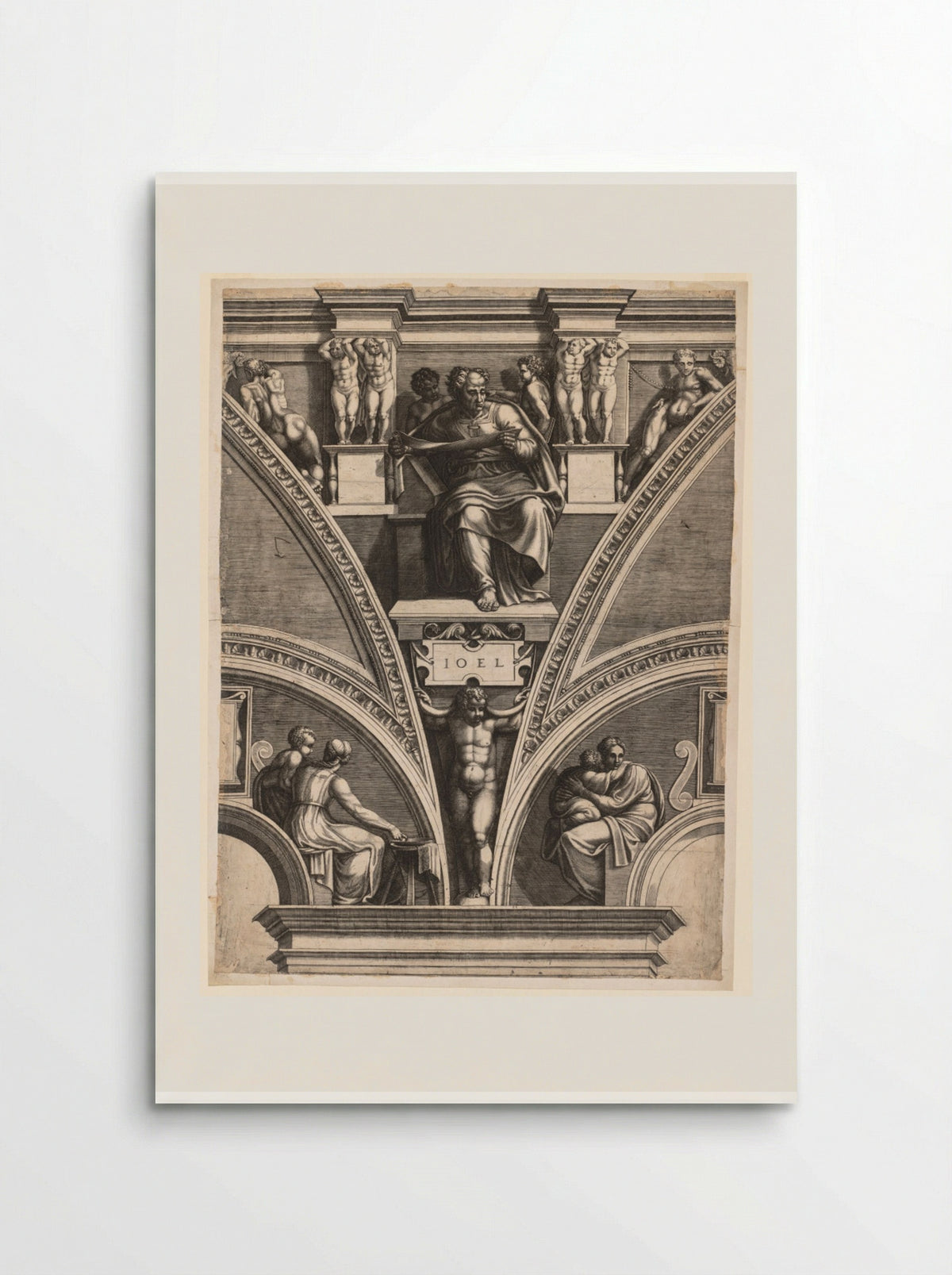 The Prophet Joel - Giorgio Ghisi - Poster