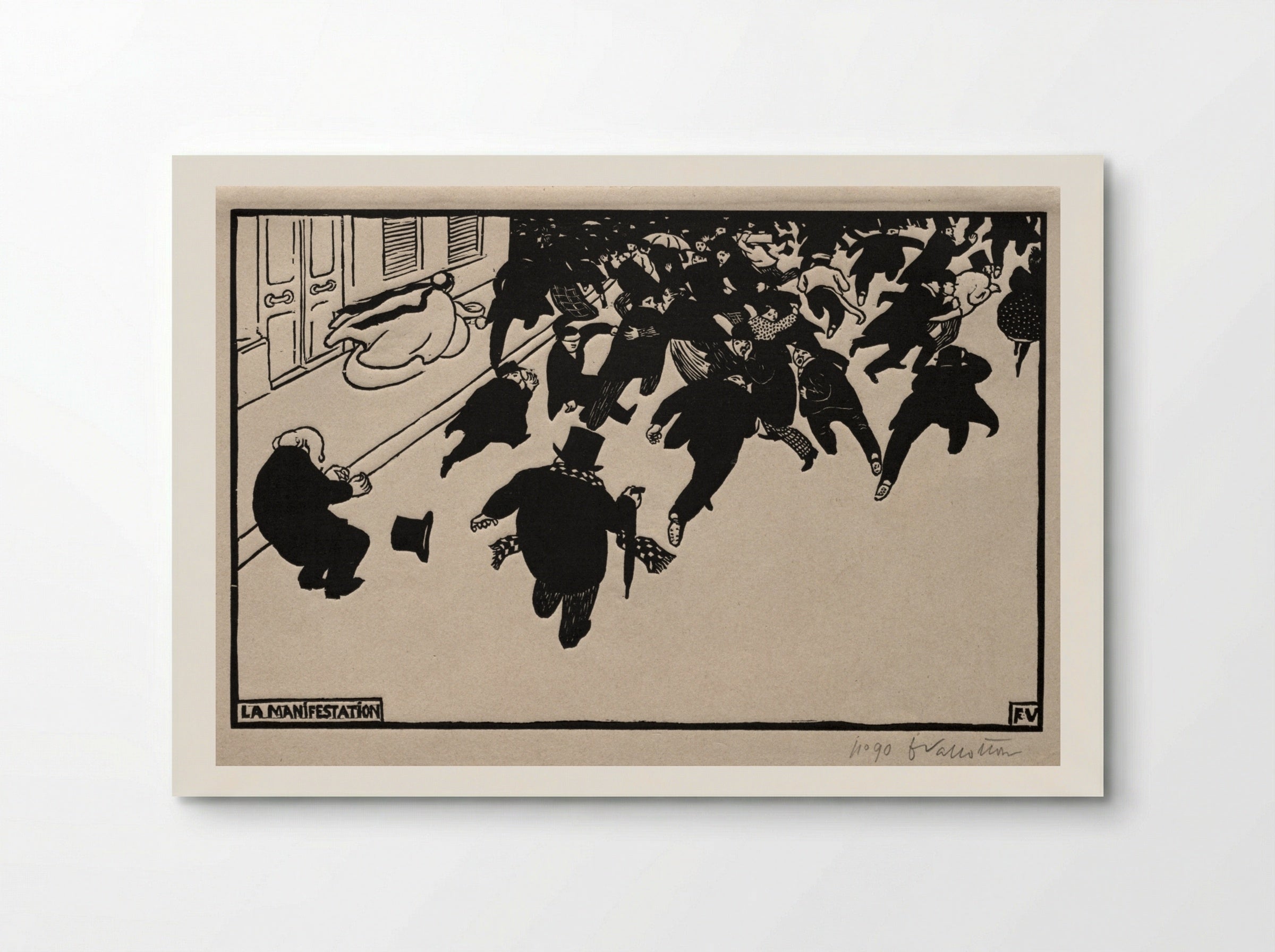 The Protest - Félix Vallotton - Poster