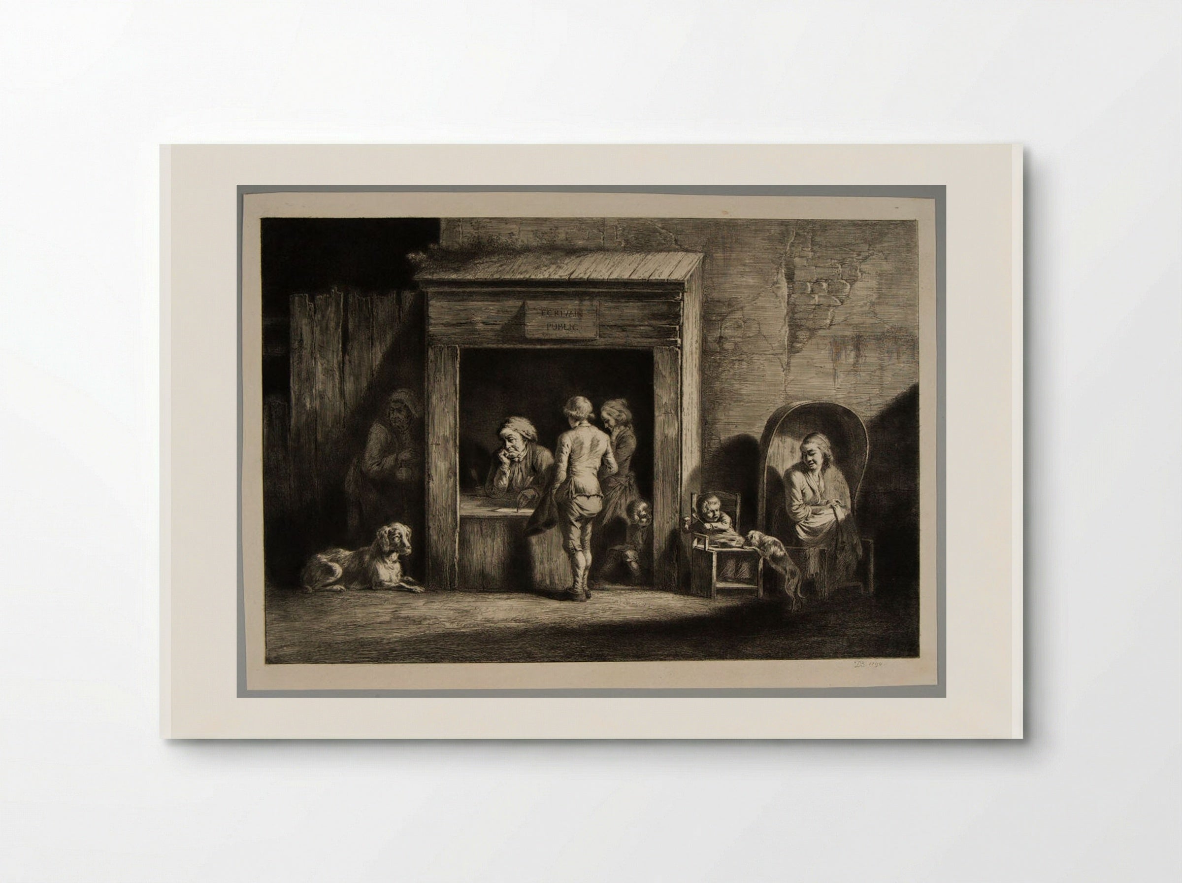 The Public Scrivener - Jean-Jacques de Boissieu - Poster