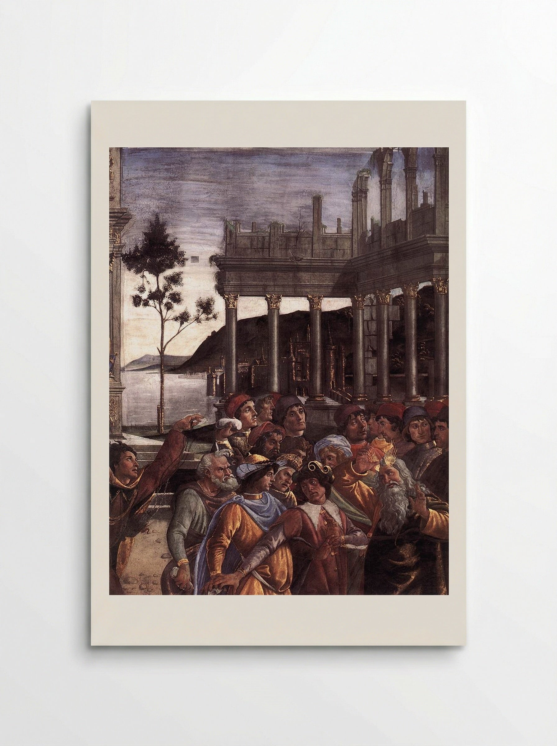The Punishment of Korah, Dathan and Abiram - Sandro Botticelli - Poster