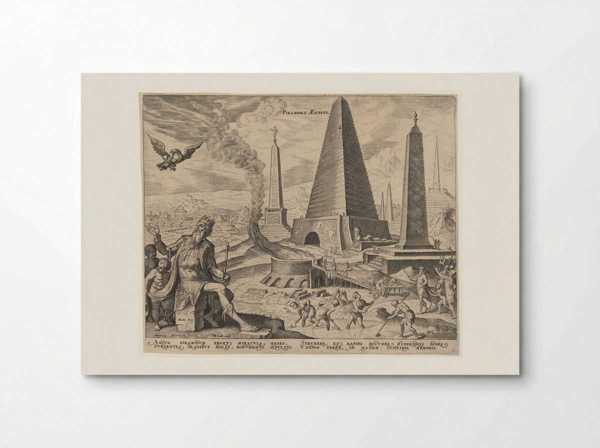 The Pyramids of Egypt - Philips Galle - Poster