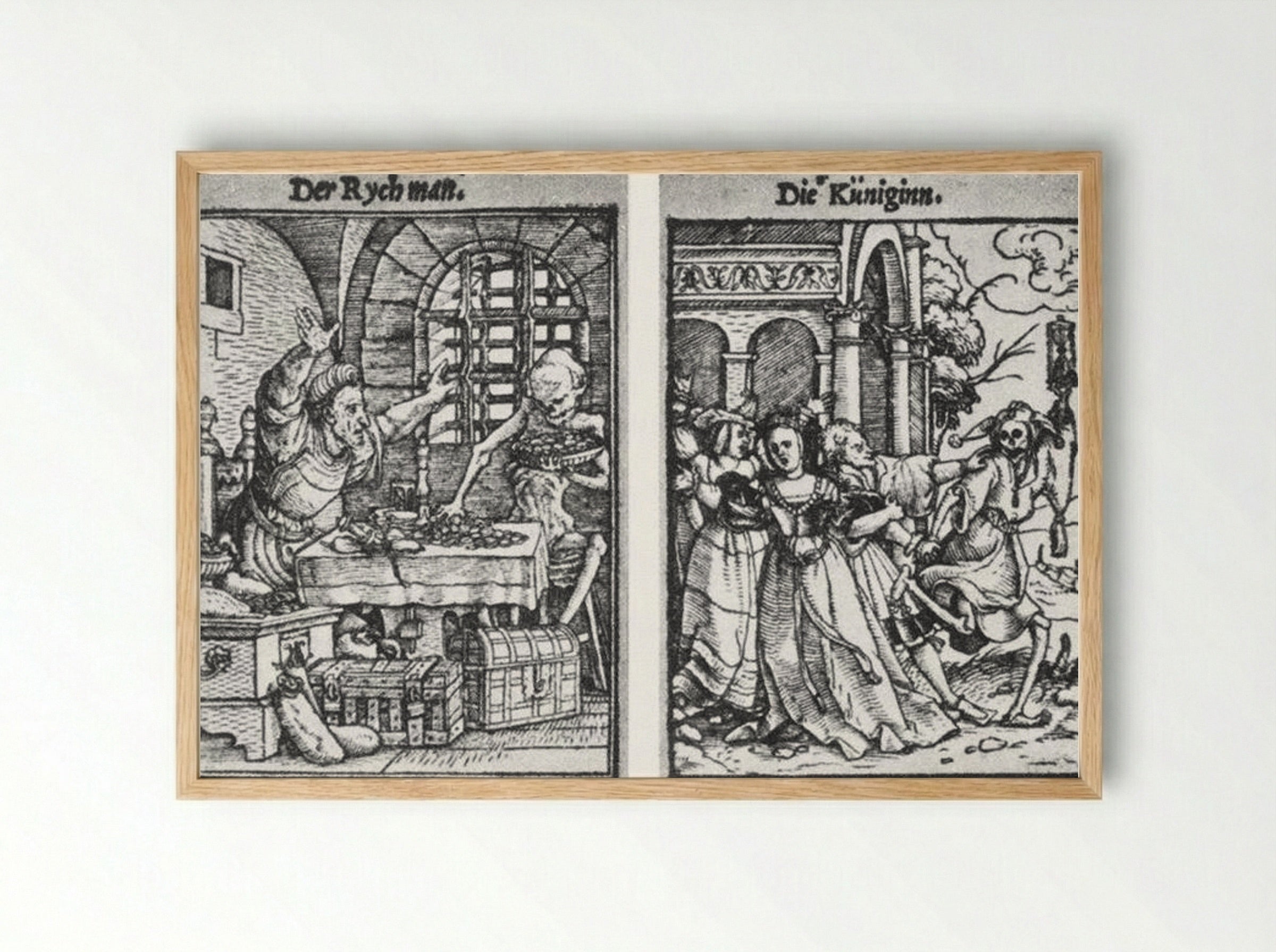 The Queen - Hans Holbein the Younger - Framed Print Wood