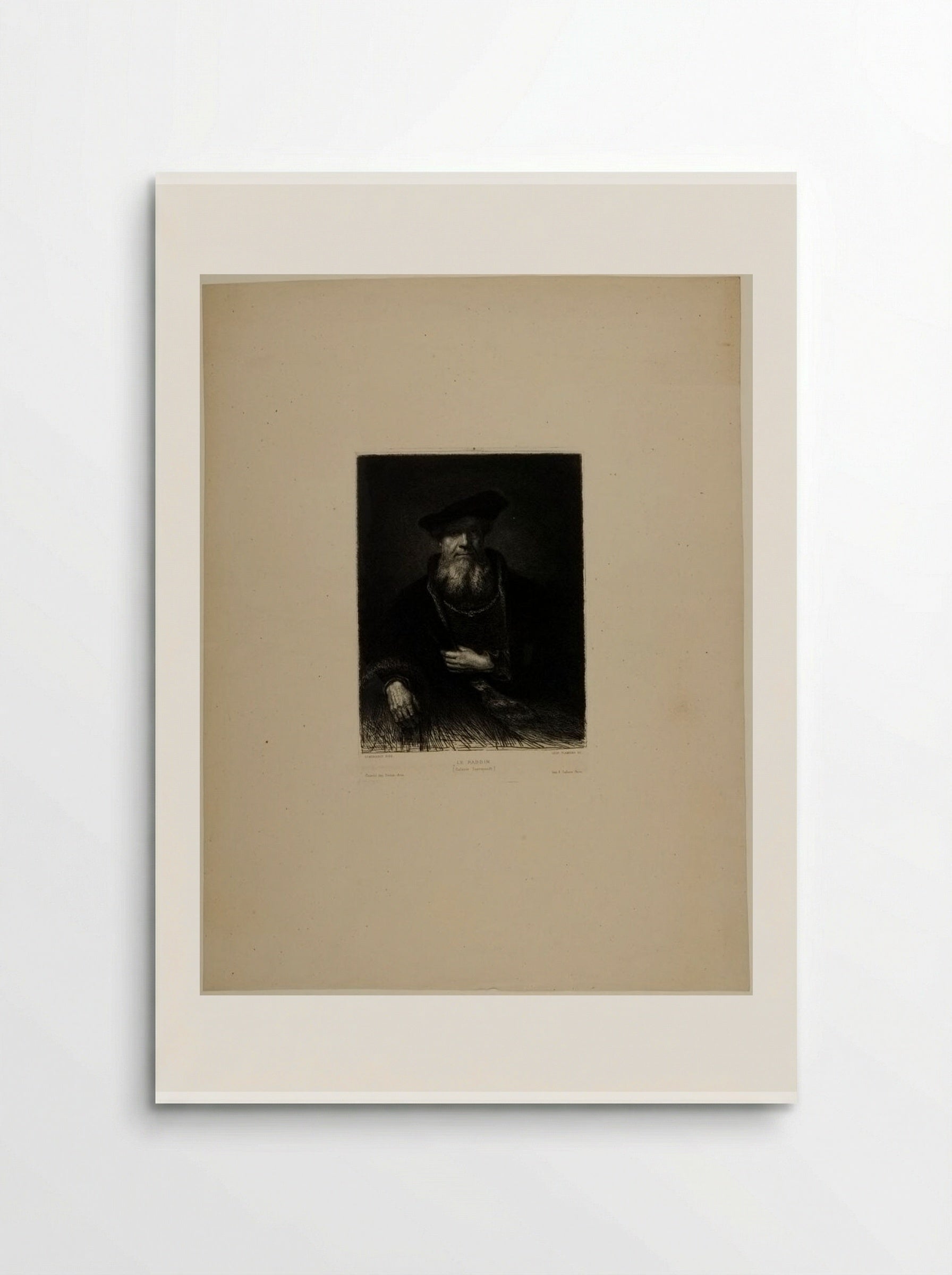 The Rabbi - Léopold Flameng - Poster